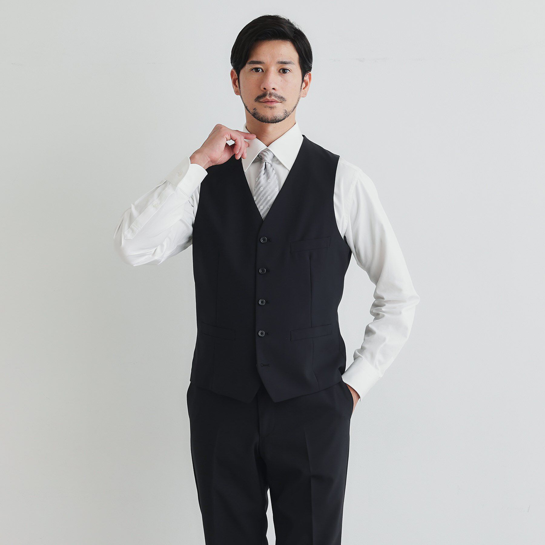 TAKEO KIKUCHI「コーデュラ（R）トロピカル ストレッチ ベスト」|スーツ|