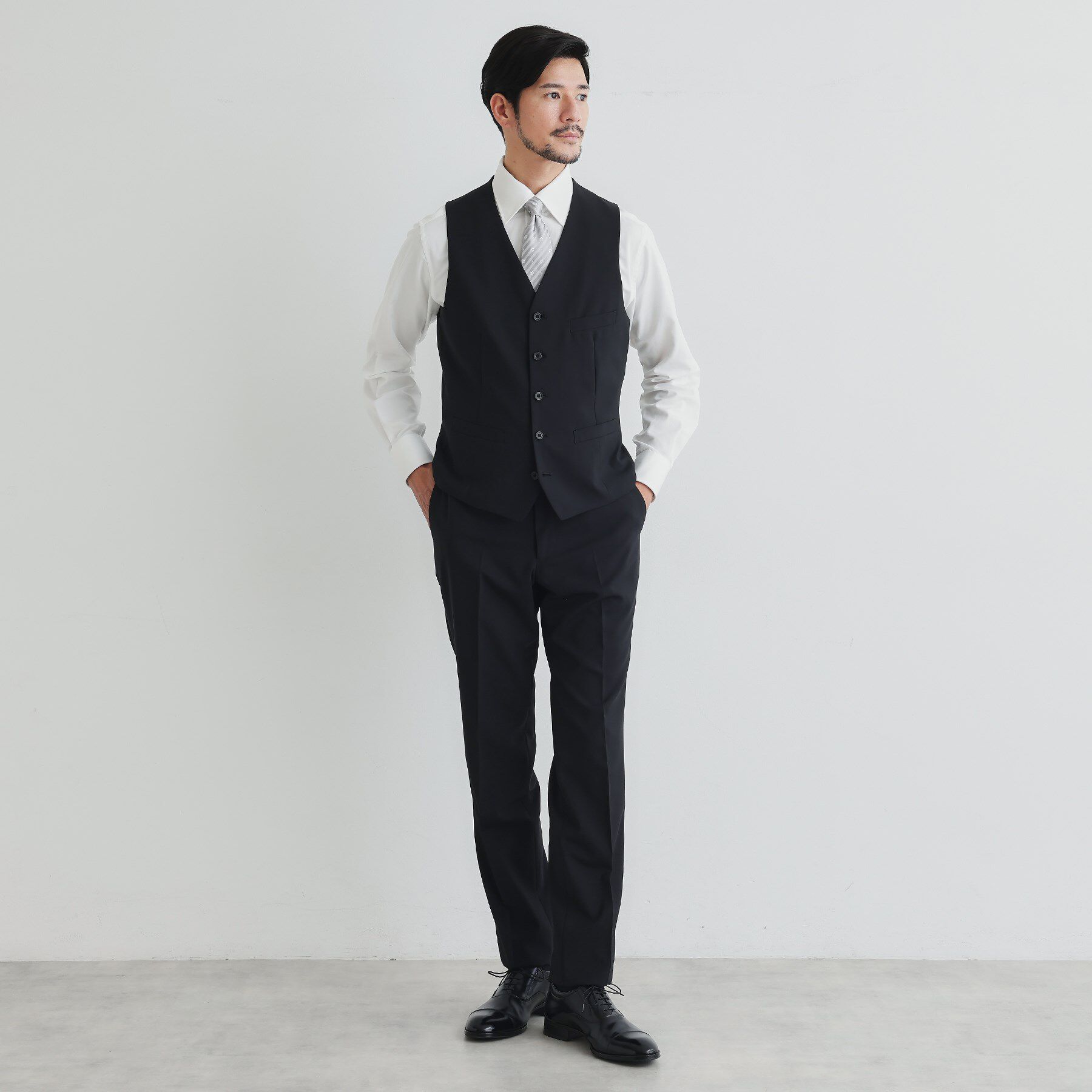 TAKEO KIKUCHI「コーデュラ（R）トロピカル ストレッチ ベスト」|スーツ|