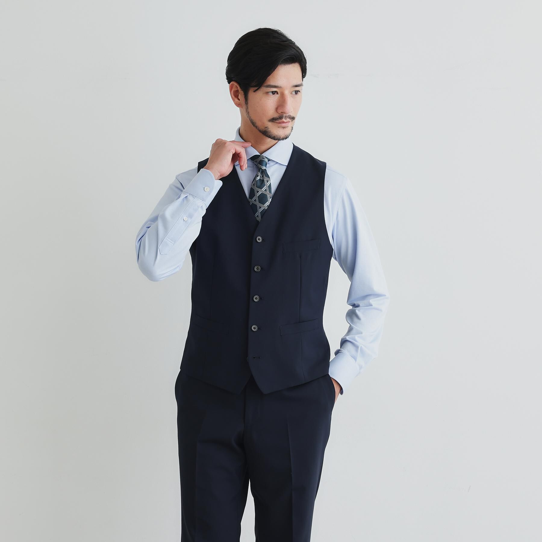 TAKEO KIKUCHI「コーデュラ（R）トロピカル ストレッチ ベスト」|スーツ|