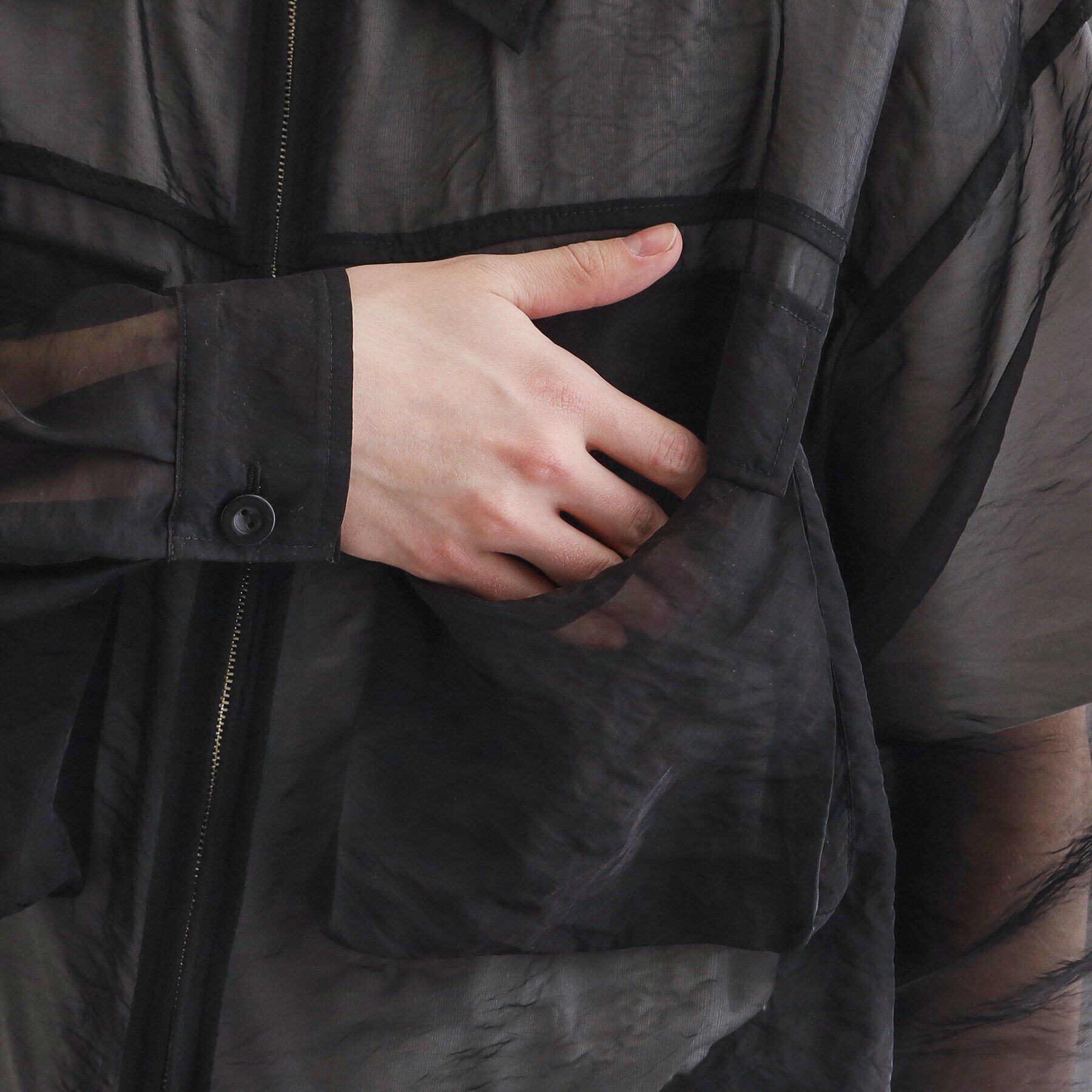 tk.TAKEO KIKUCHI「シアーシャツアウター」|シャツ・ブラウス|