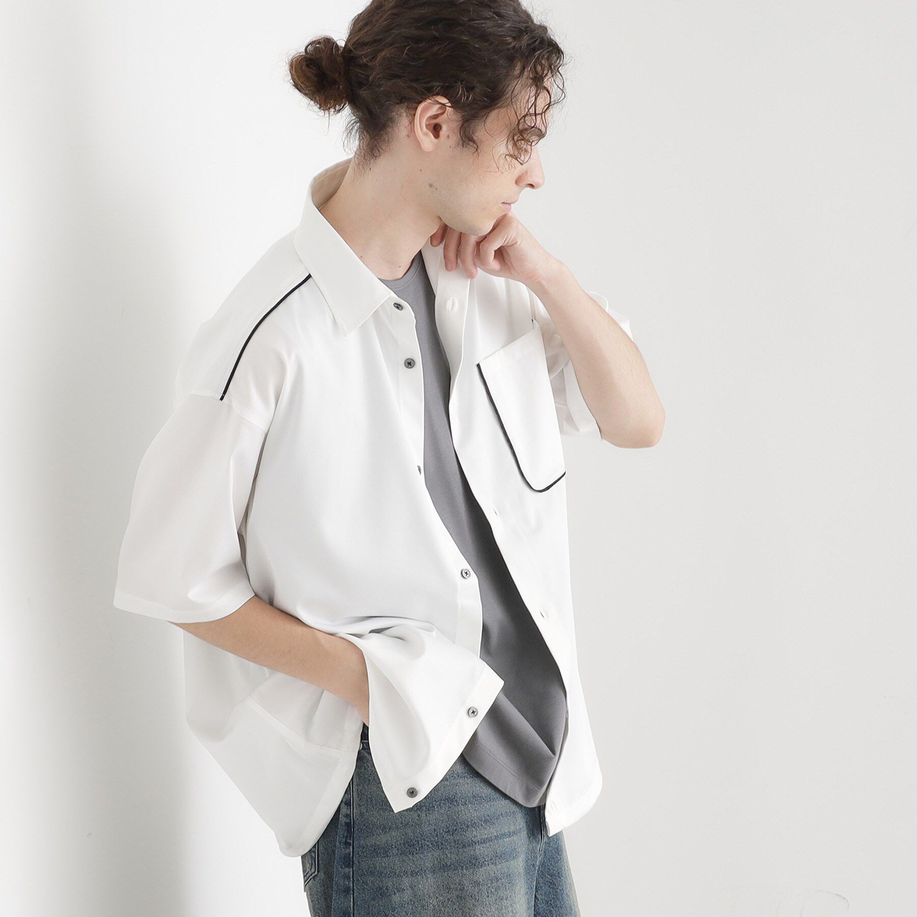 tk.TAKEO KIKUCHI「スピンドルシャツ」|シャツ・ブラウス|