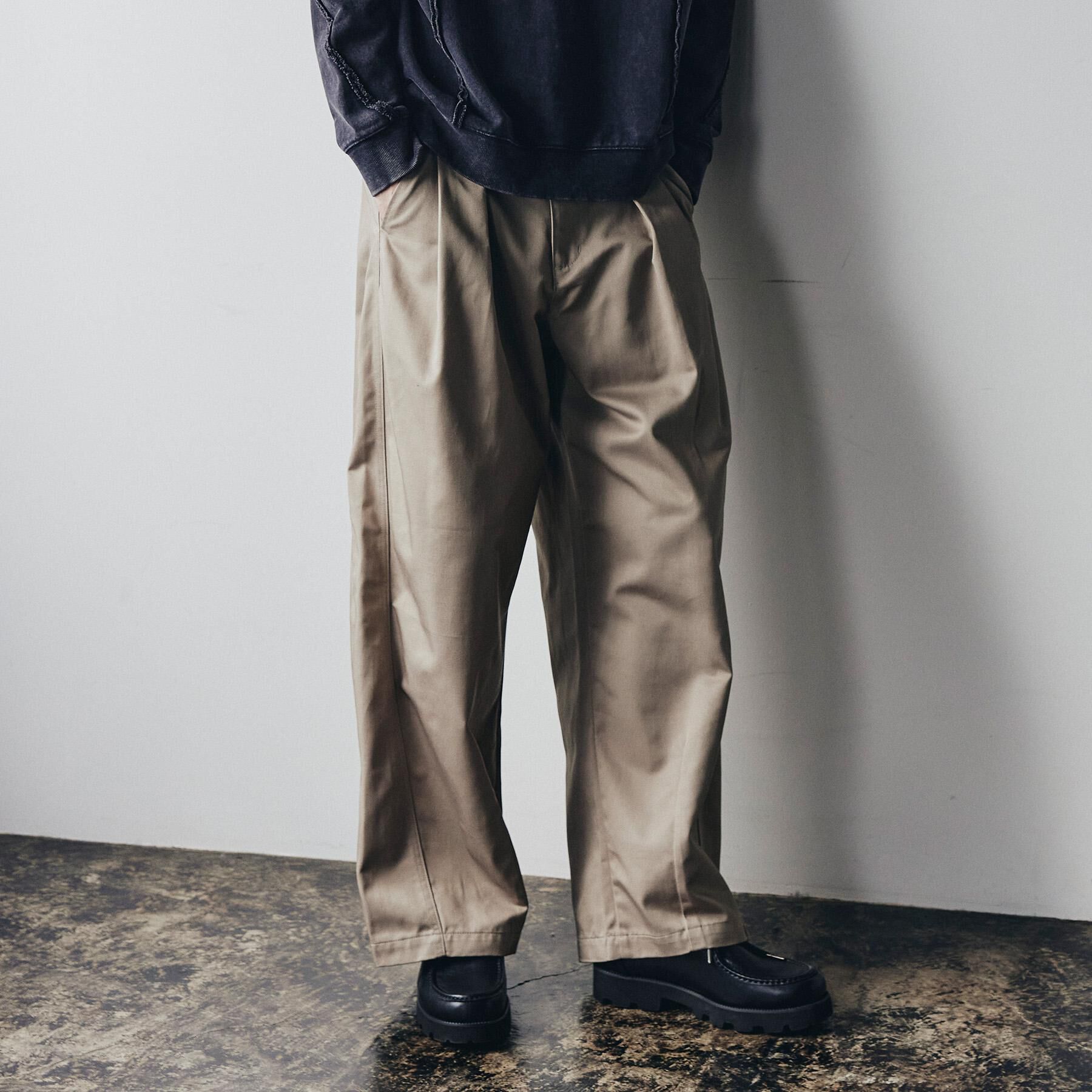 tk.TAKEO KIKUCHI「バギーチノパンツ」|その他|ベージュ(052)