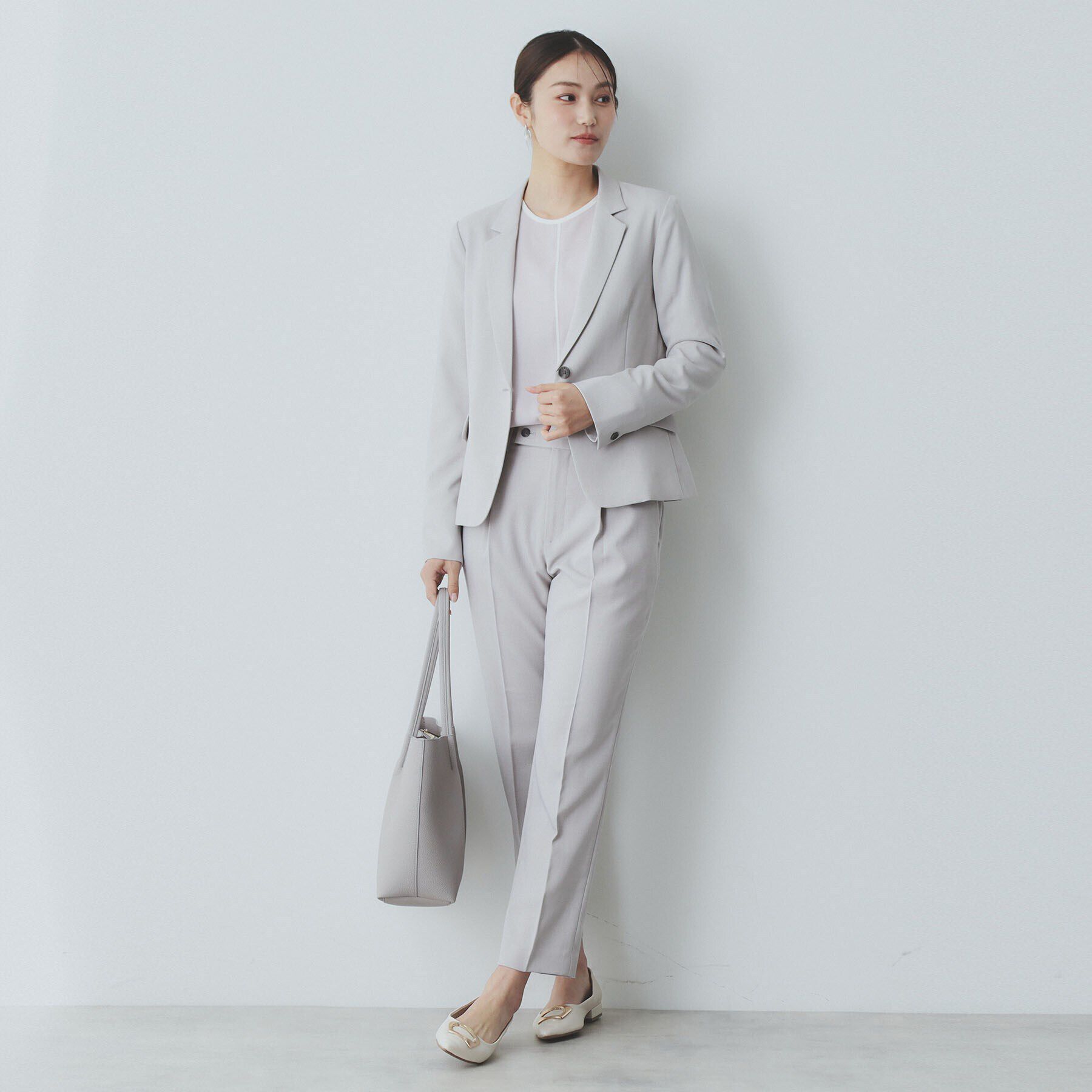 index「ドライタッチストレッチテーパードパンツ/セットアップ対応【洗濯機洗い可/イージーアイロン】」|その他|