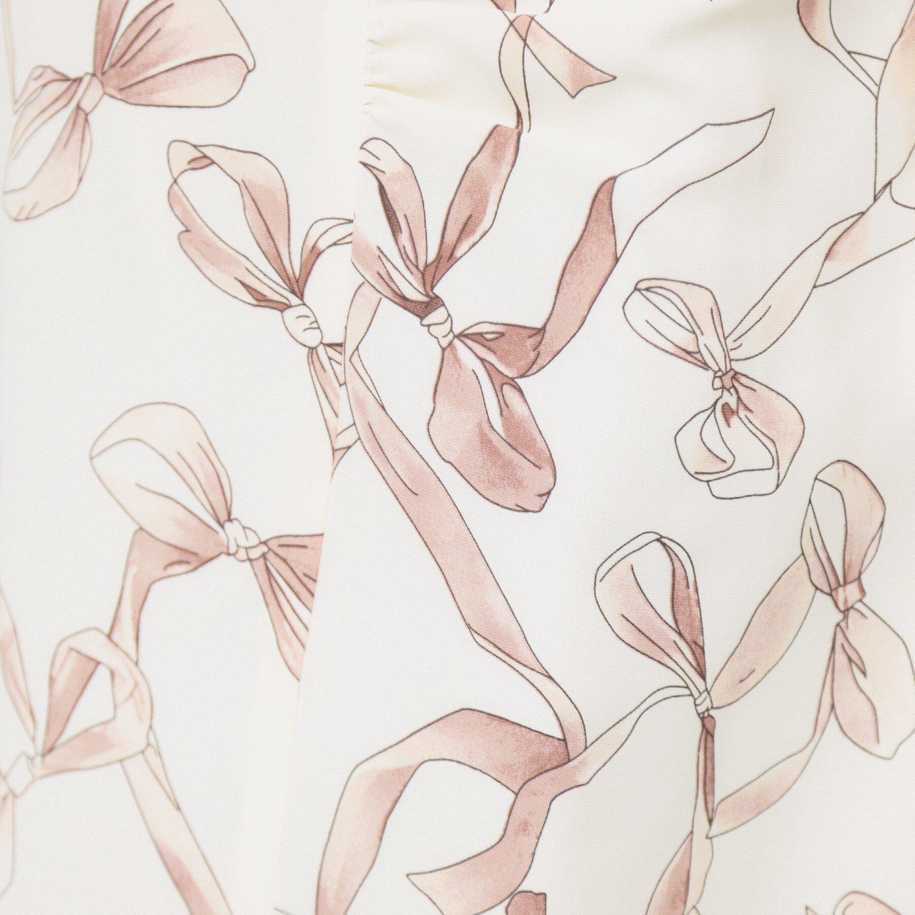 index「リボン柄マーメイドフレアスカート【洗濯機洗い可/イージーアイロン】」|スカート|