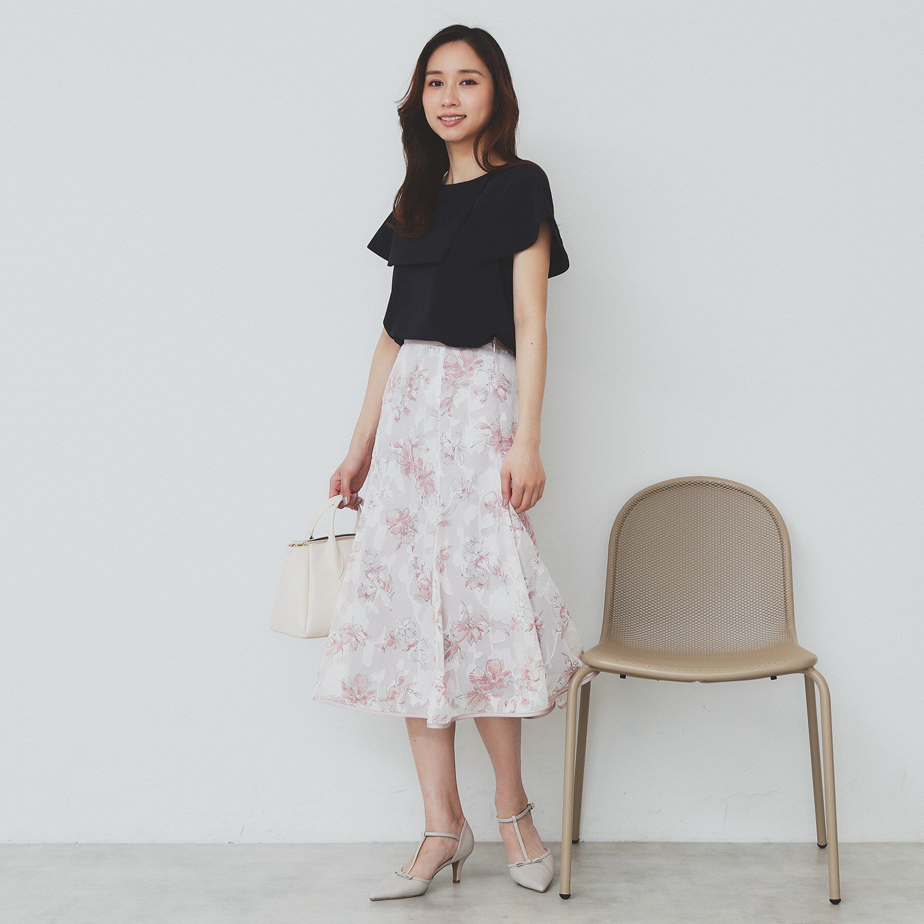 index「前後2wayオフショルカラーブラウス【洗濯機可】」|シャツ・ブラウス|