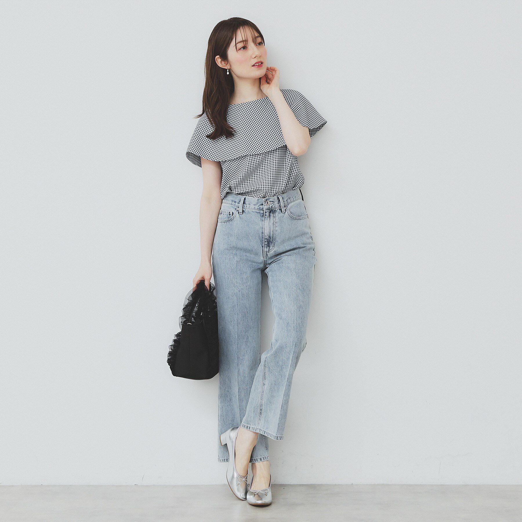 index「前後2wayオフショルカラーブラウス【洗濯機可】」|シャツ・ブラウス|