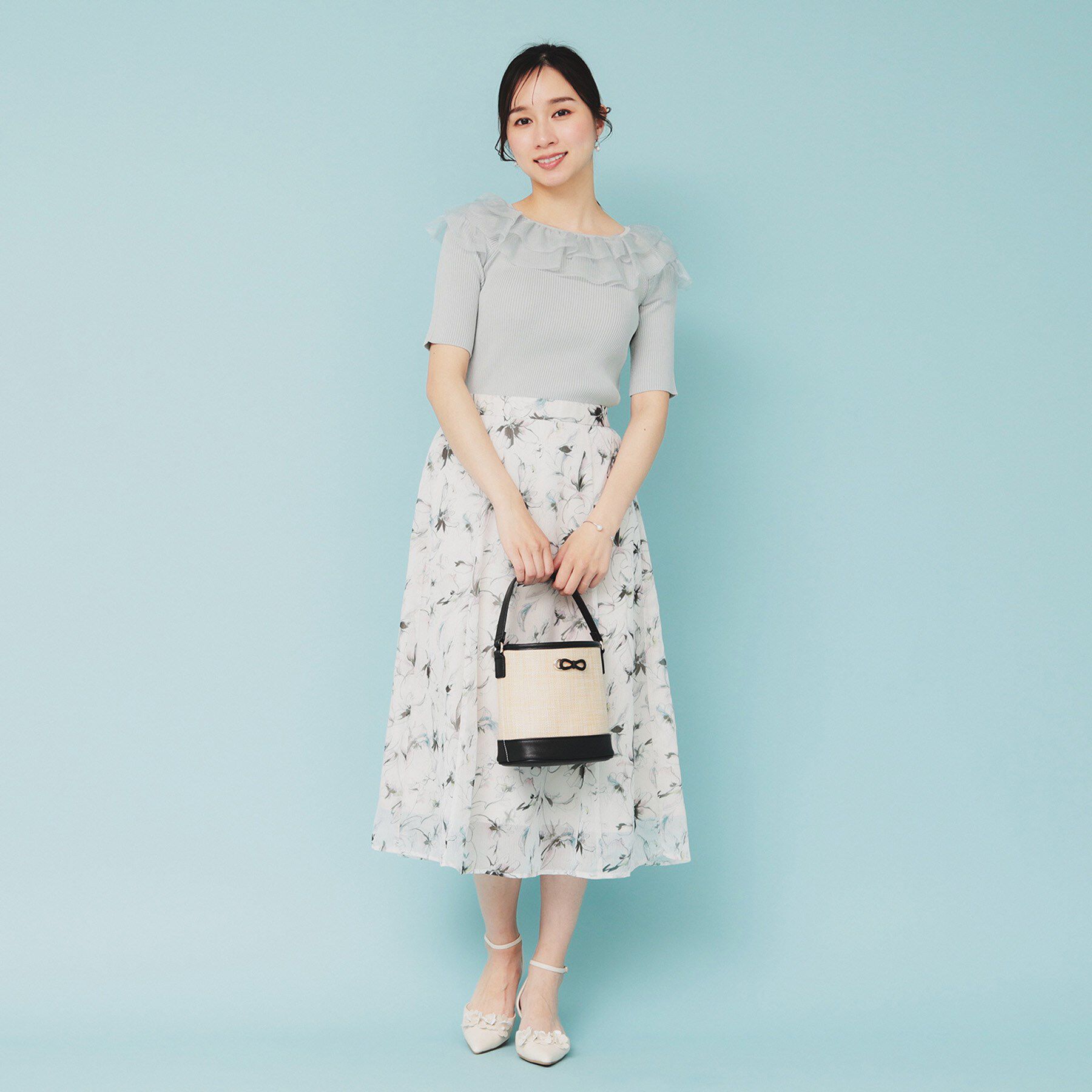 index「シアーラメフリルニット【洗濯機洗い可】」|ニット・セーター|