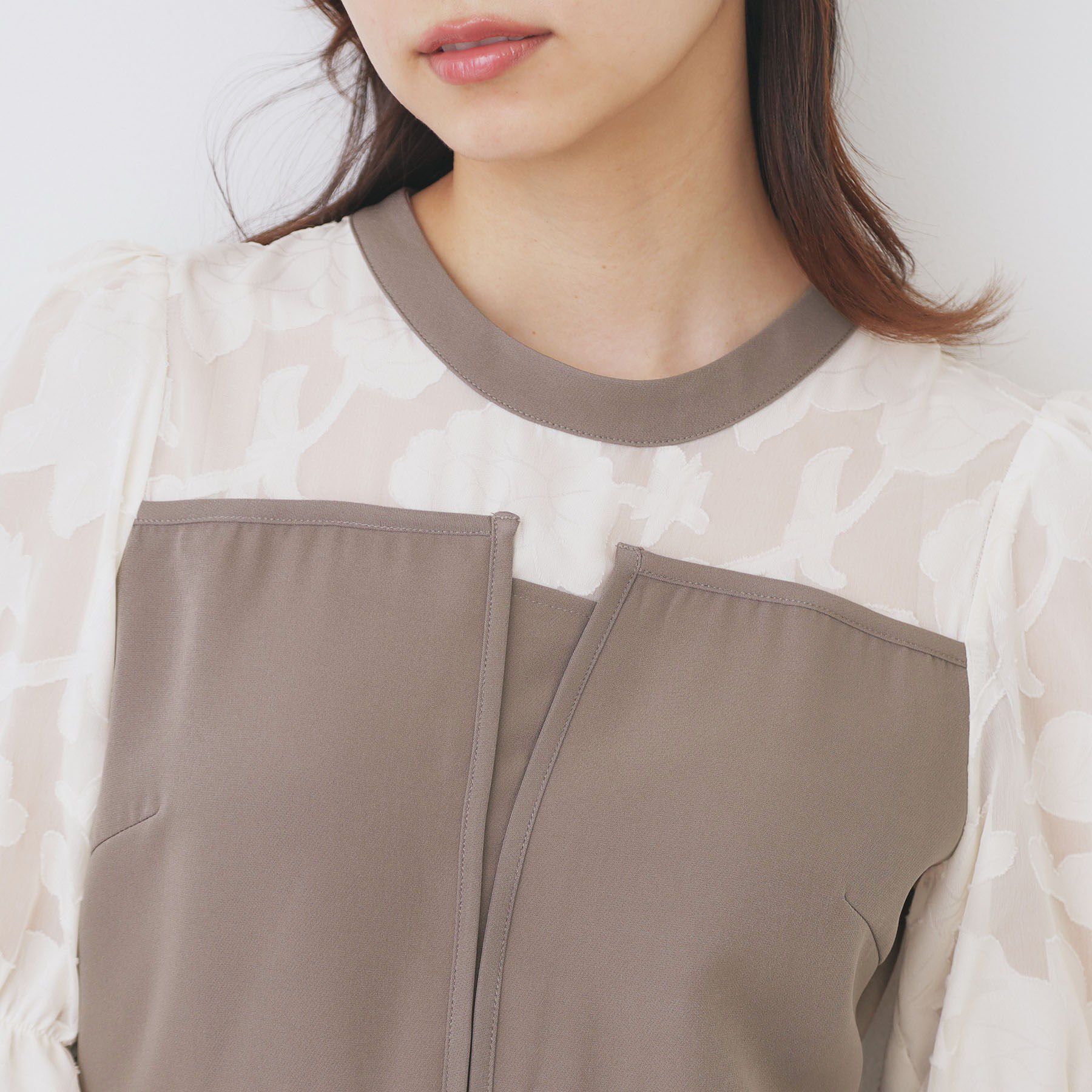 index「ドッキングマーメイドフレアワンピース【洗濯機OK/イージーアイロン/防シワ】」|ワンピース|