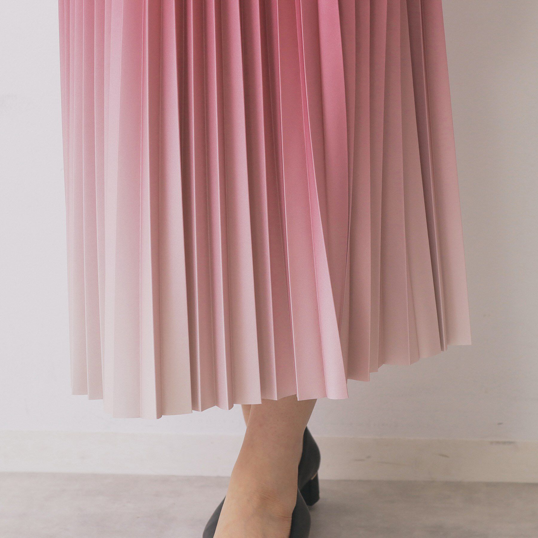 index「グラデーションプリーツスカート【洗濯機OK/防シワ】」|スカート|