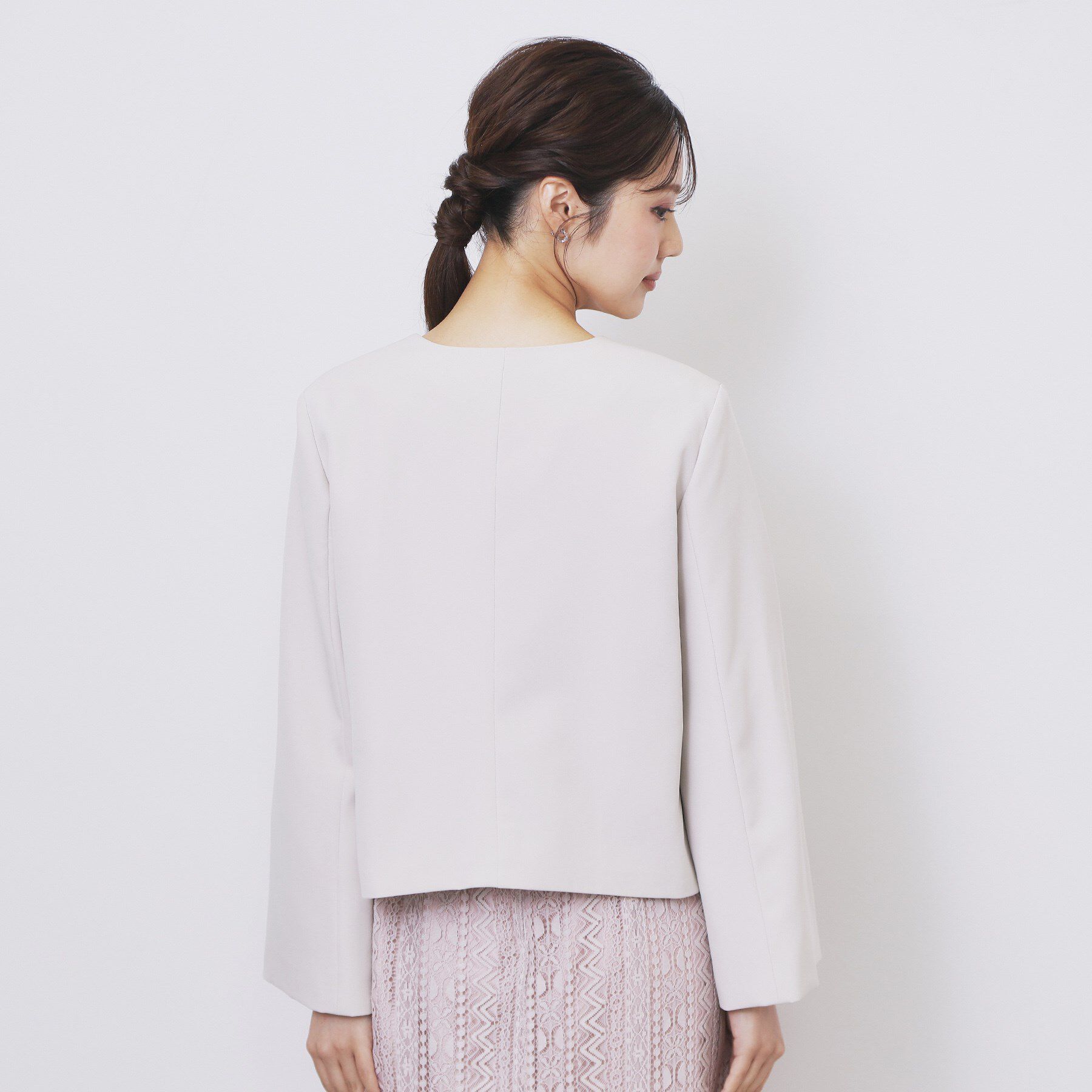 index「ノーカラージャケット【洗濯機OK】」|ノーカラージャケット|