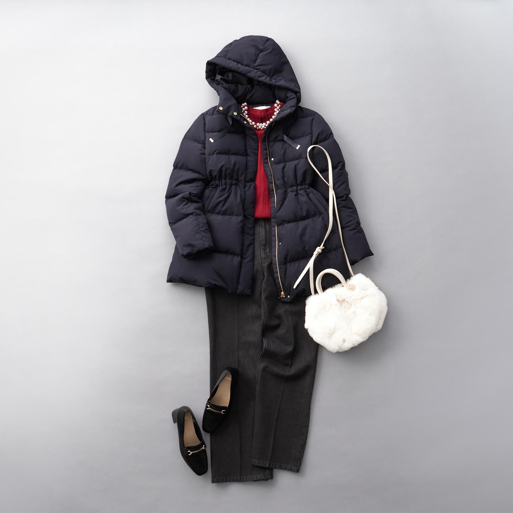 index「KAWADAダウンドロストミドルコート【撥水/洗濯機OK/2WAY/静電気防止裏地】《XS～3L》」|ダウン|