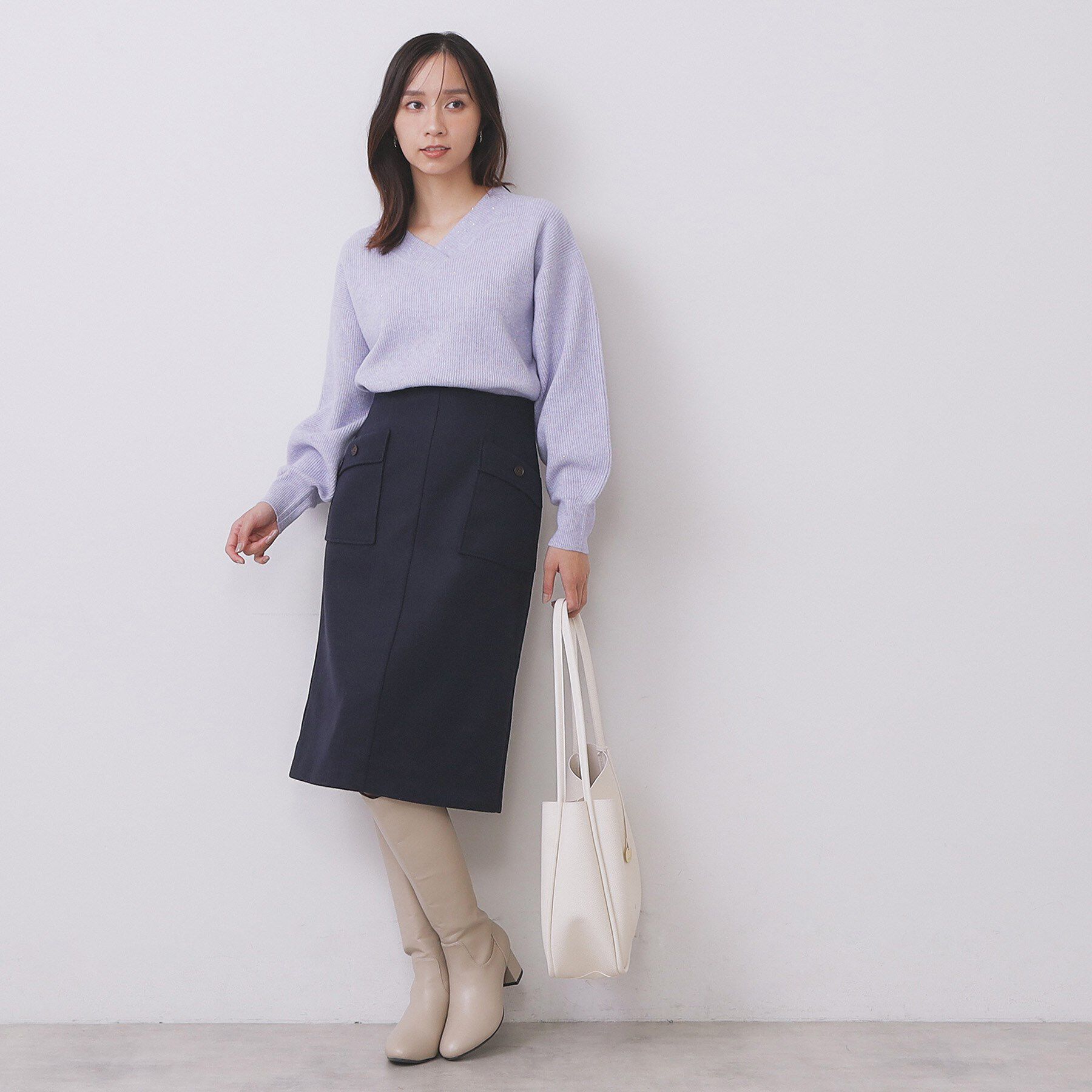 index「ポケットタイトスカート【洗濯機OK/イージーケア/防シワ】」|スカート|