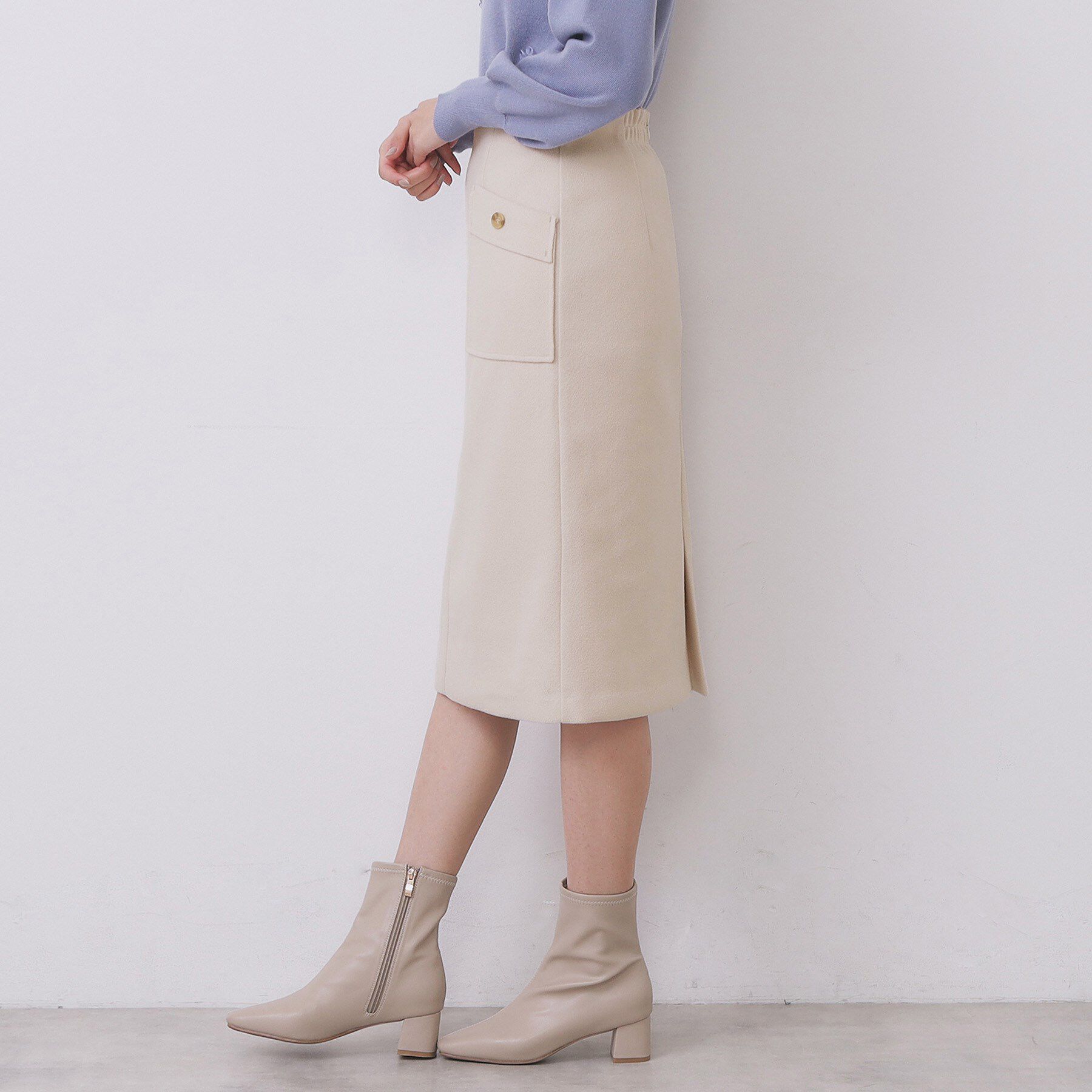 index「ポケットタイトスカート【洗濯機OK/イージーケア/防シワ】」|スカート|