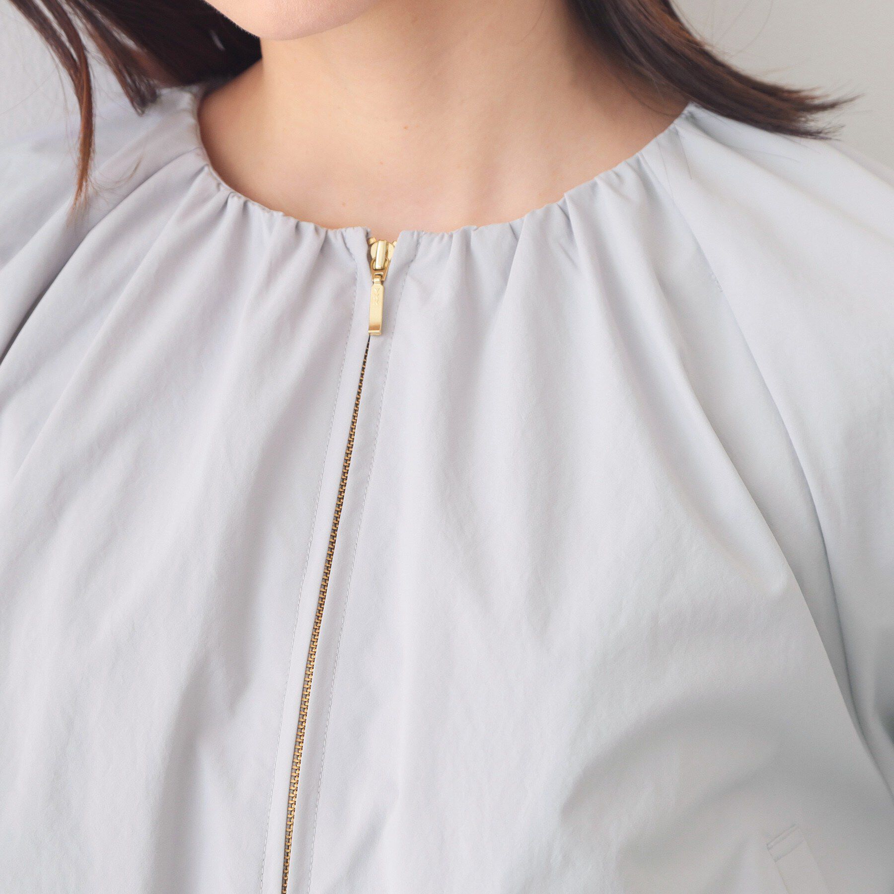 index「接触冷感ノーカラーブルゾン【洗濯機OK/防シワ】」|テーラードジャケット|