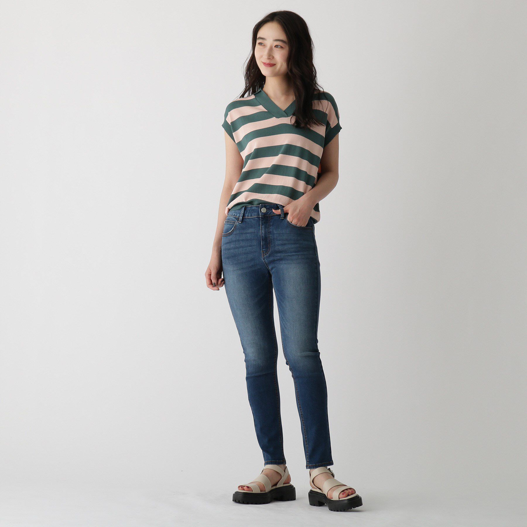 OPAQUE.CLIP「ストレッチスキニーパンツ」|その他|