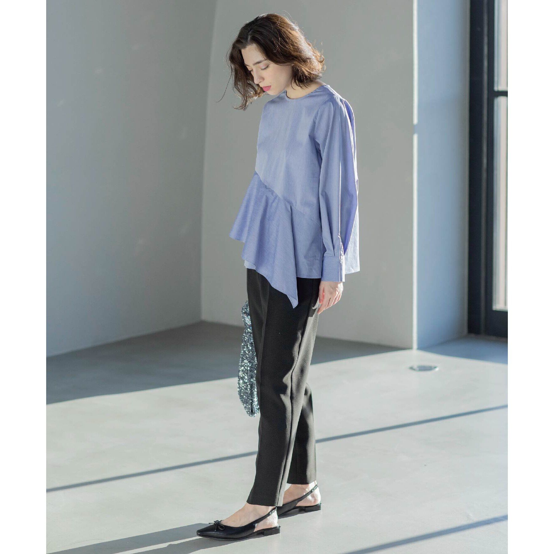 OPAQUE.CLIP「《SS-LLsize》美脚ストレッチイージーテーパードパンツ【洗濯機洗い可】」|その他|