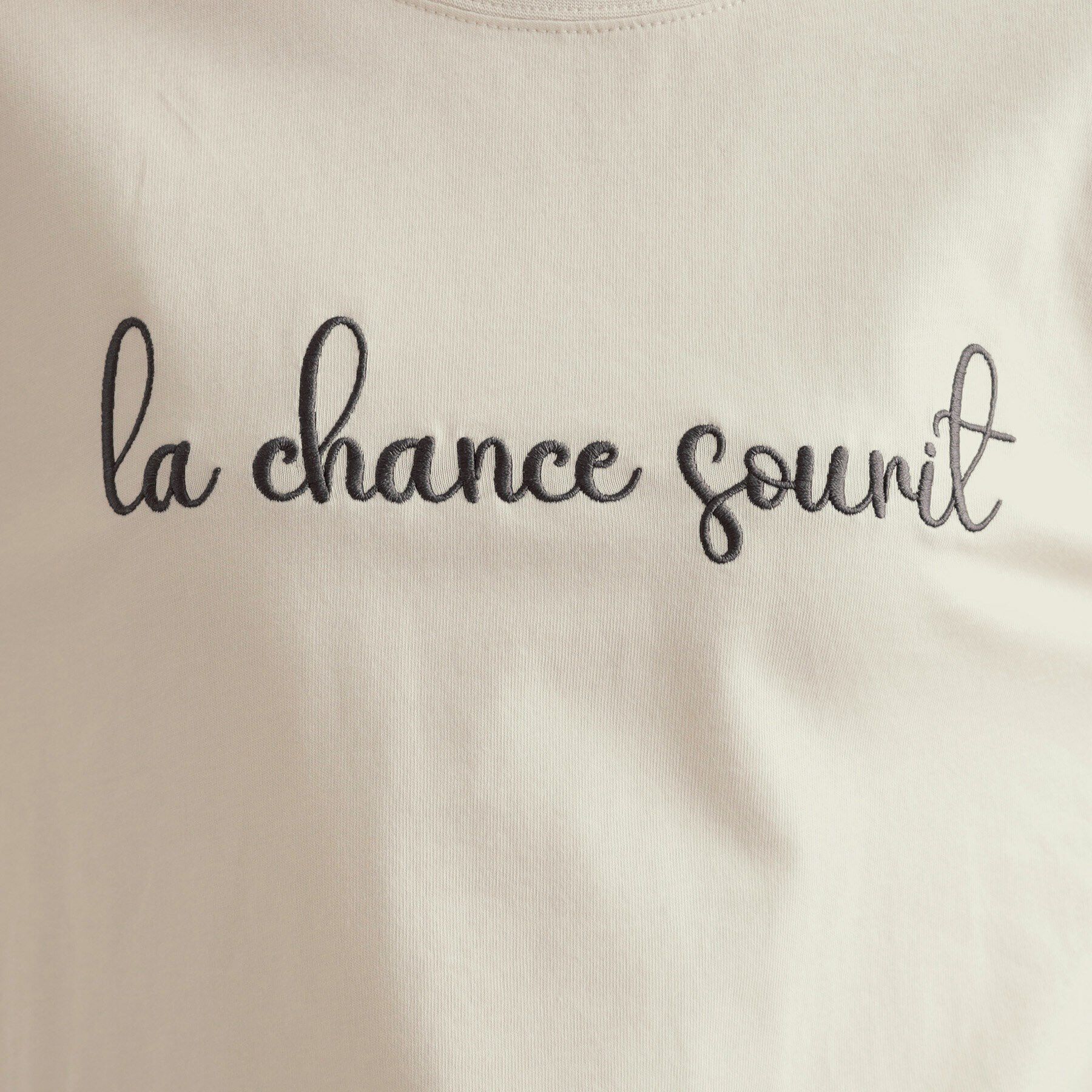 OPAQUE.CLIP「刺繍ロゴトップス【洗濯機洗い可】」|Tシャツ・カットソー|