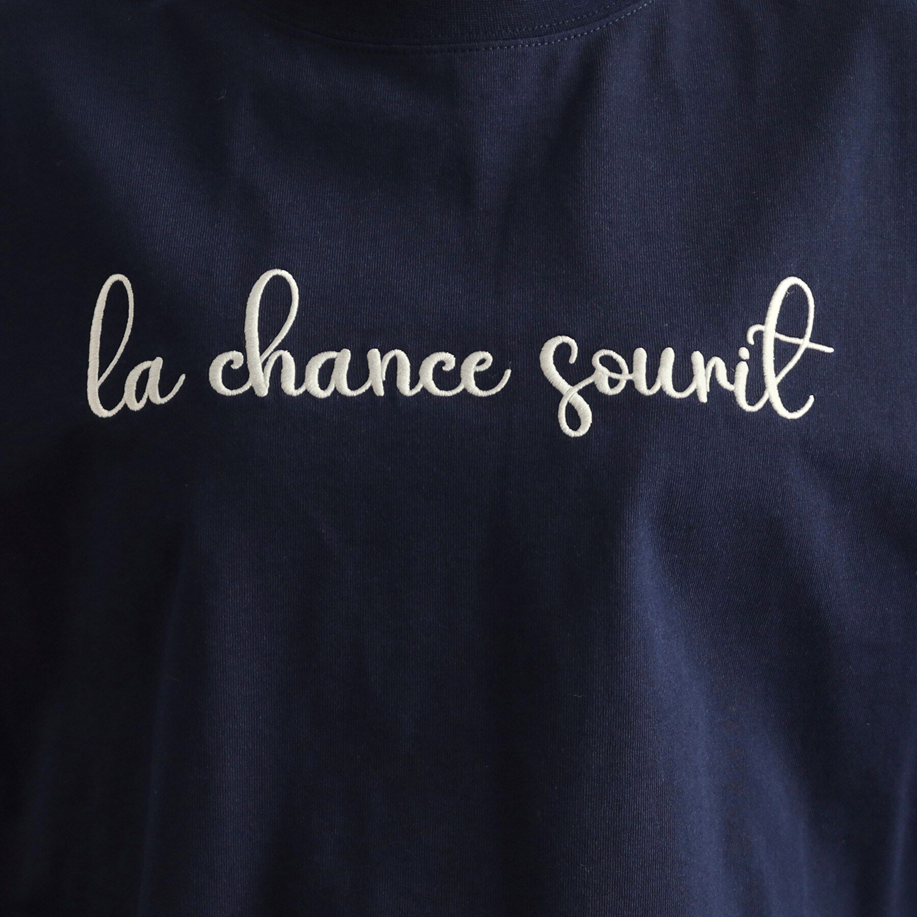 OPAQUE.CLIP「刺繍ロゴトップス【洗濯機洗い可】」|Tシャツ・カットソー|