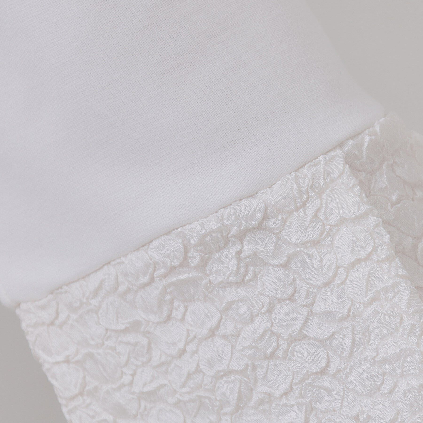 OPAQUE.CLIP「ジャカードバルーンスリーブトップス【洗濯機洗い可】」|Tシャツ・カットソー|