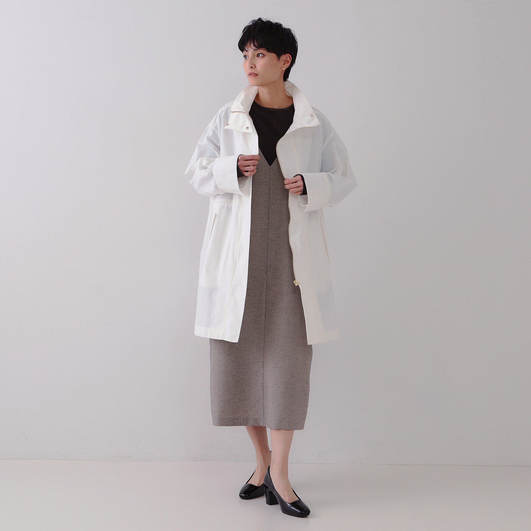 OPAQUE.CLIP「《CLASSY掲載》ミドルスタンドコート【洗濯機洗い可】」|その他|