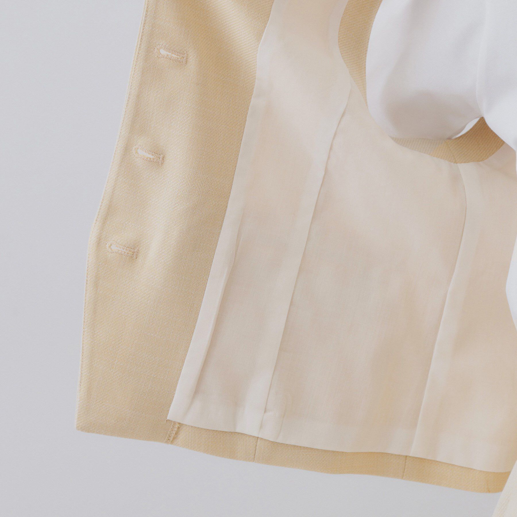 OPAQUE.CLIP「メランジコンパクトジレ/セットアップ対応可【洗濯機洗い可】」|ベスト・ジレ|