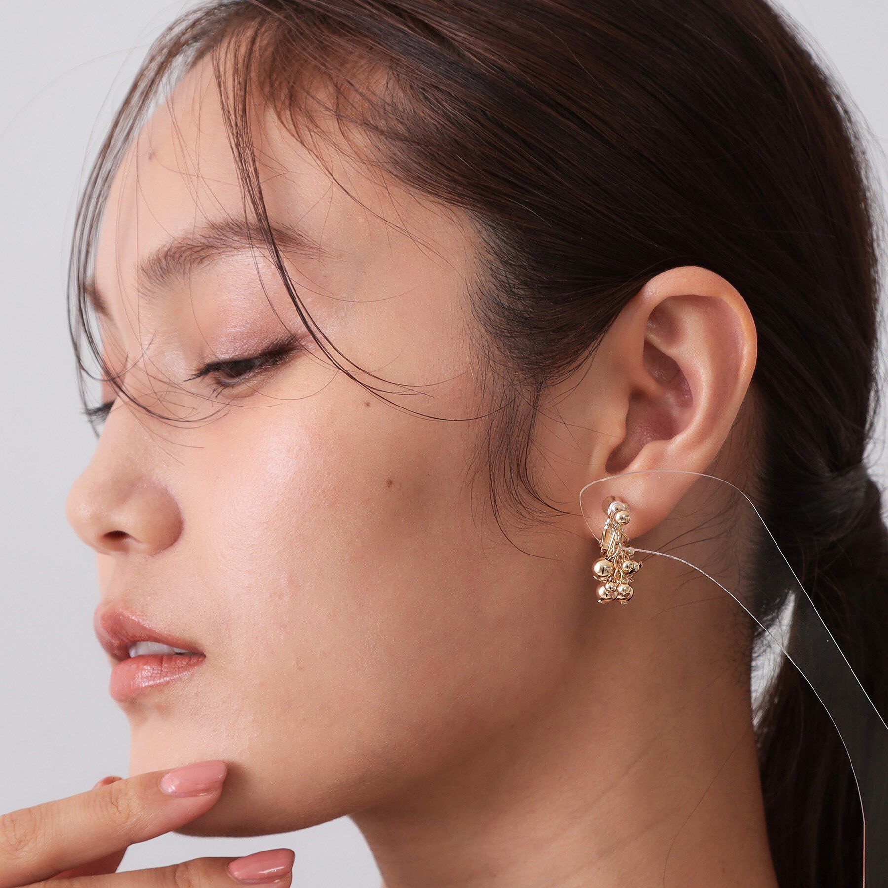 OPAQUE.CLIP「ドットメタルイヤリング」|イヤリング|