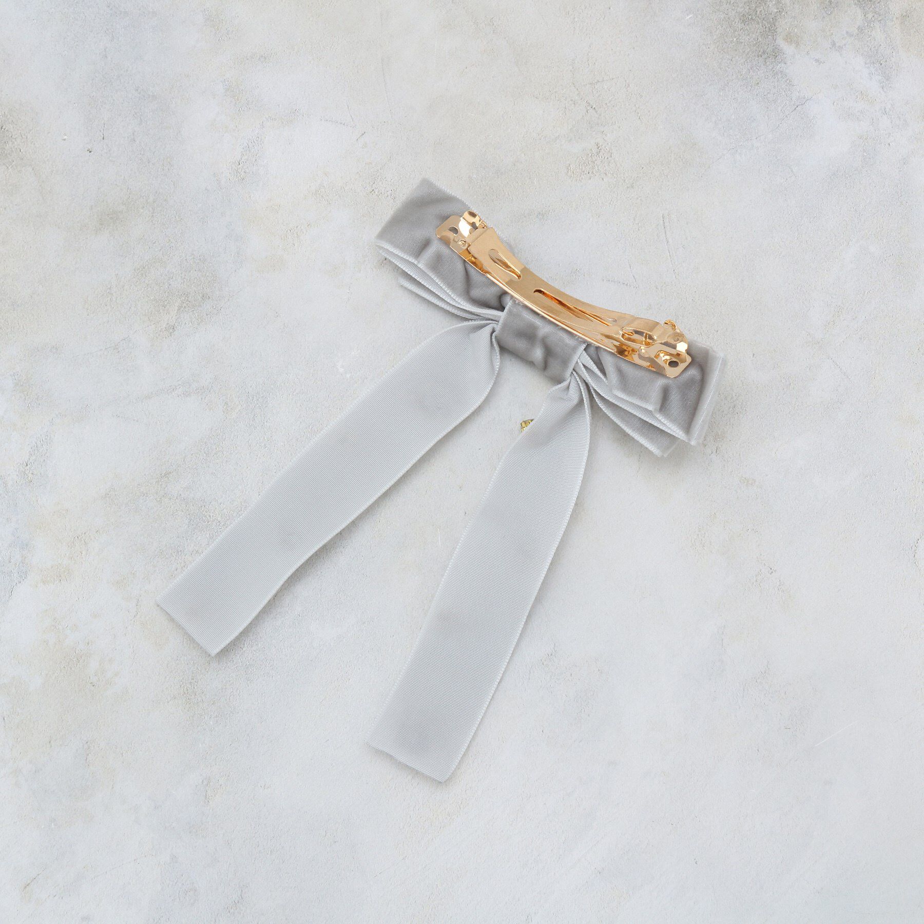 OPAQUE.CLIP「ビジュー&times;ベロア リボンバレッタ」|その他|