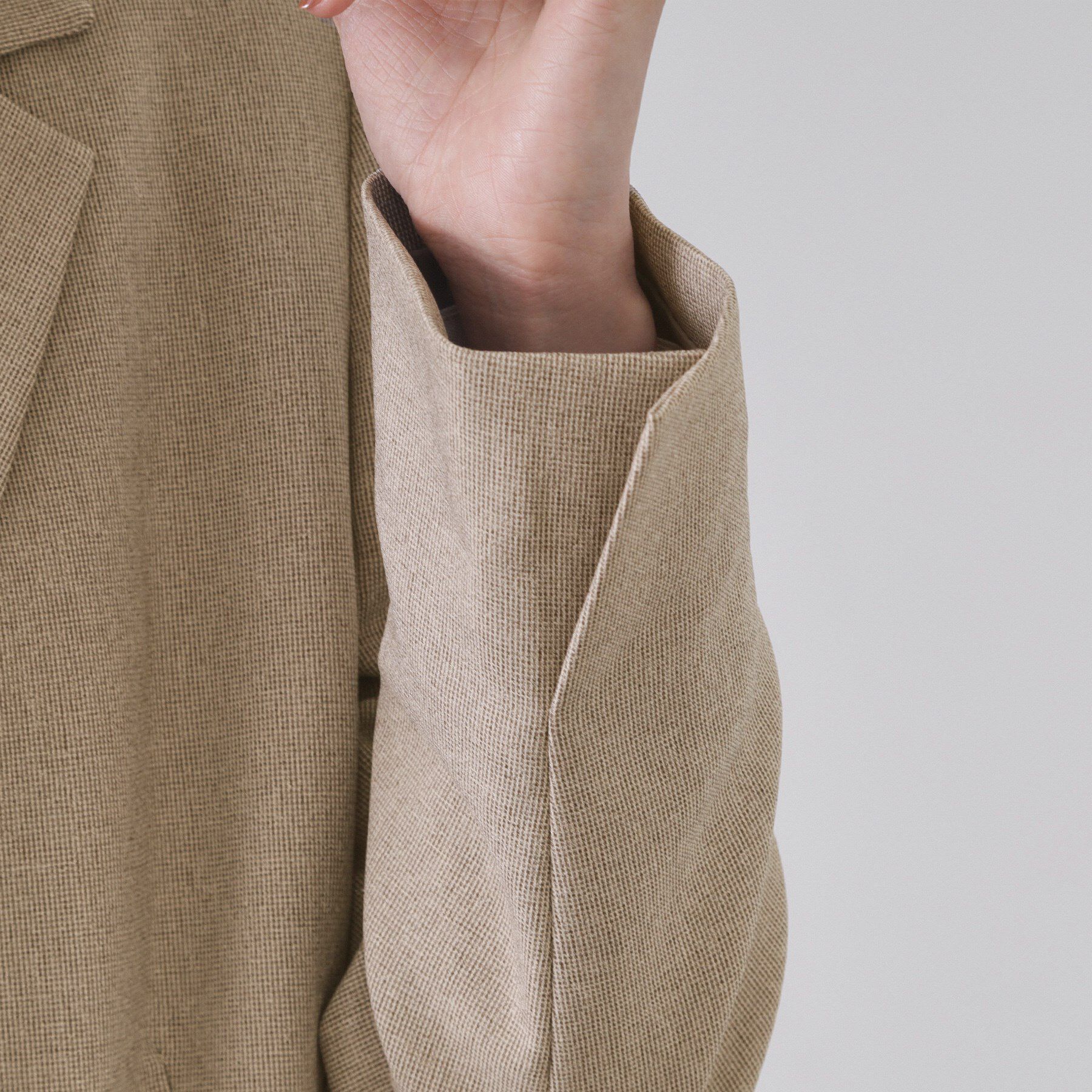 OPAQUE.CLIP「ストレッチダブルブレストテーラードジャケット/セットアップ対応可【洗濯機OK】」|テーラードジャケット|