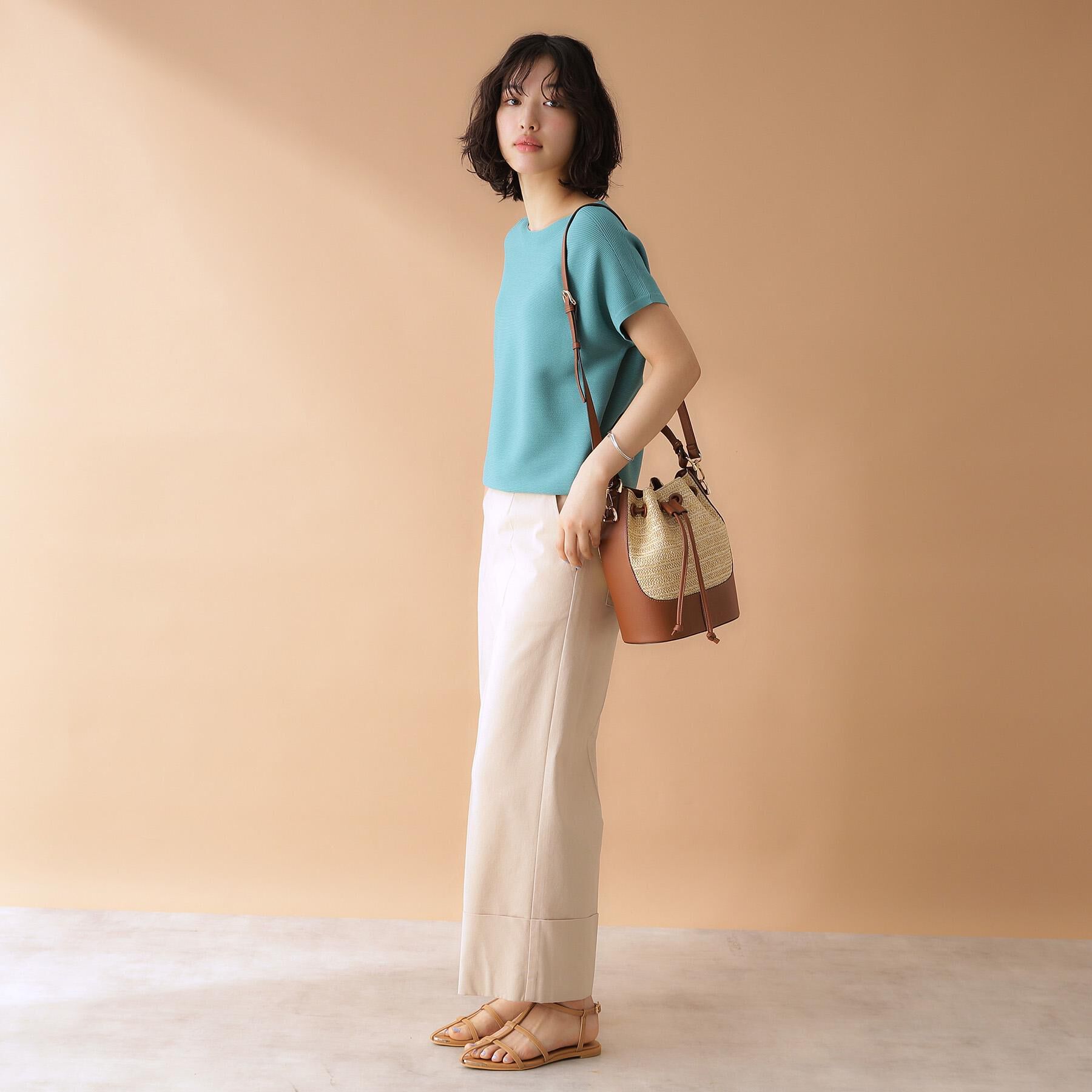 THE SHOP TK「美人フレンチニット【8色展開/WEB限定カラー/洗濯機OK/毛玉になりにくい】」|ニット・セーター|