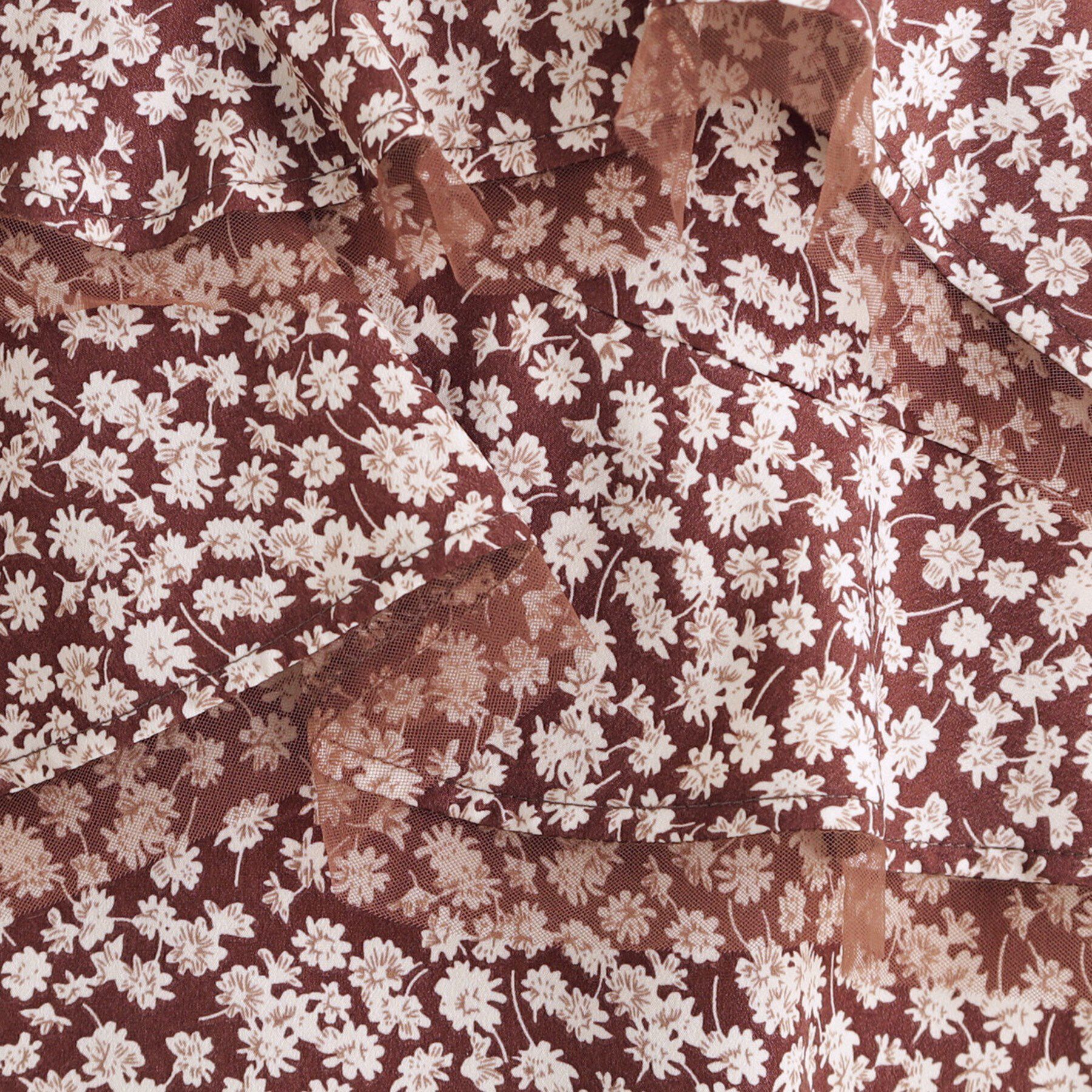 THE SHOP TK「小花柄フリルキャミワンピース【洗える】」|ワンピース|