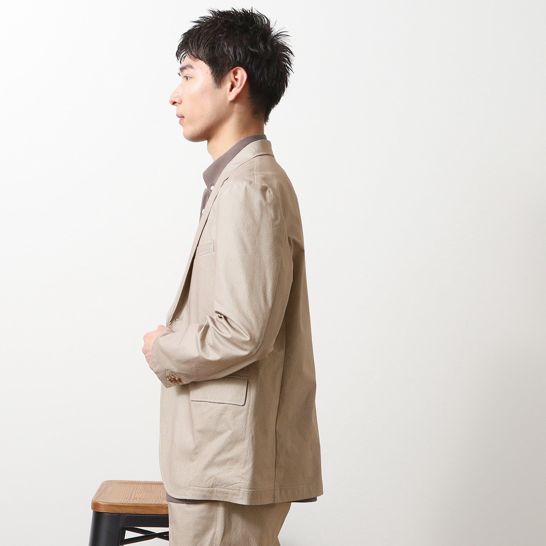 THE SHOP TK「スマートムーブメッシュジャケット【セットアップ可/洗濯機OK】」|テーラードジャケット|