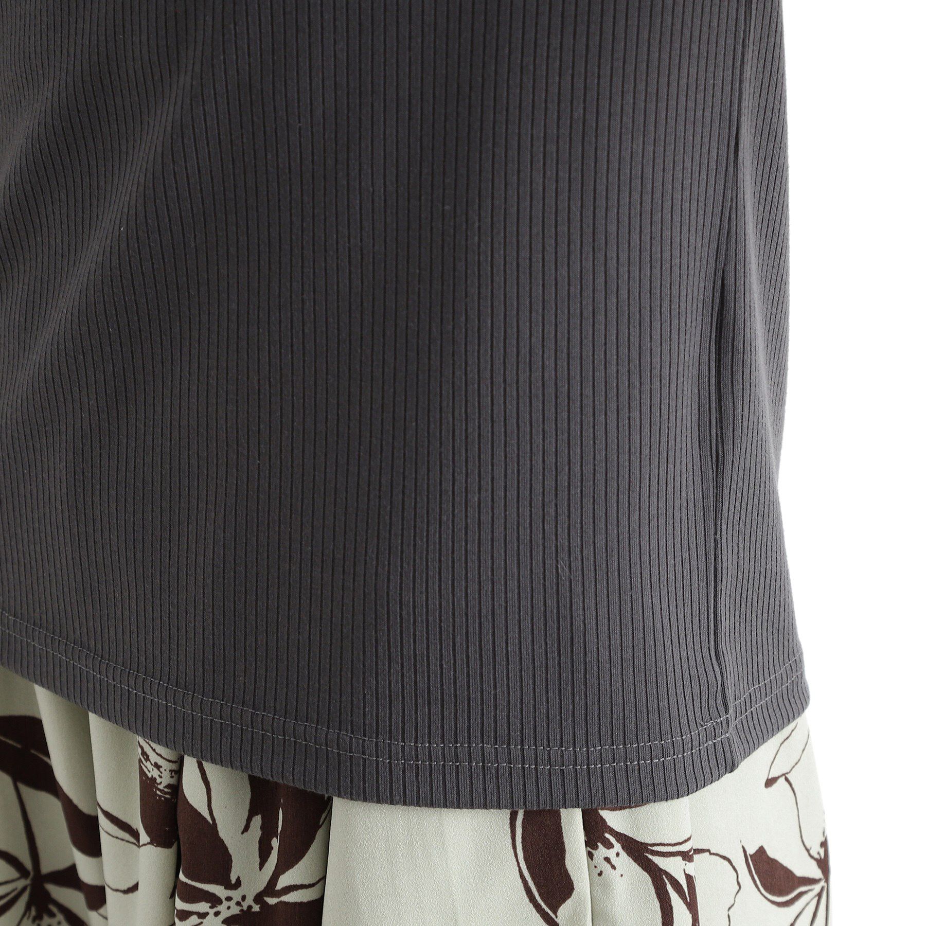 THE SHOP TK「前後2WAYワイドリブタンク【洗濯機OK】」|キャミソール|