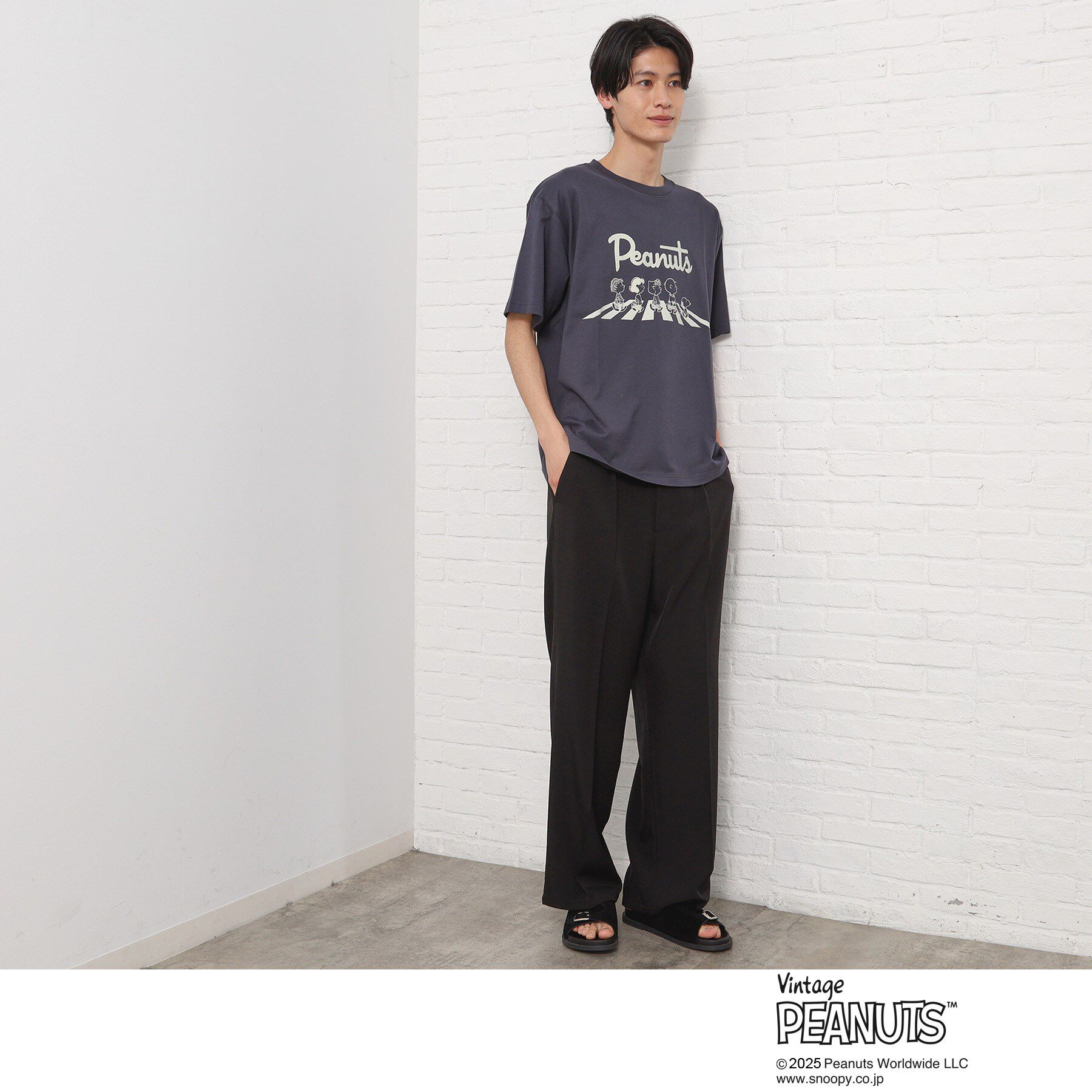 THE SHOP TK「75周年PEANUTSデザイン半袖Tシャツ」|Tシャツ・カットソー|