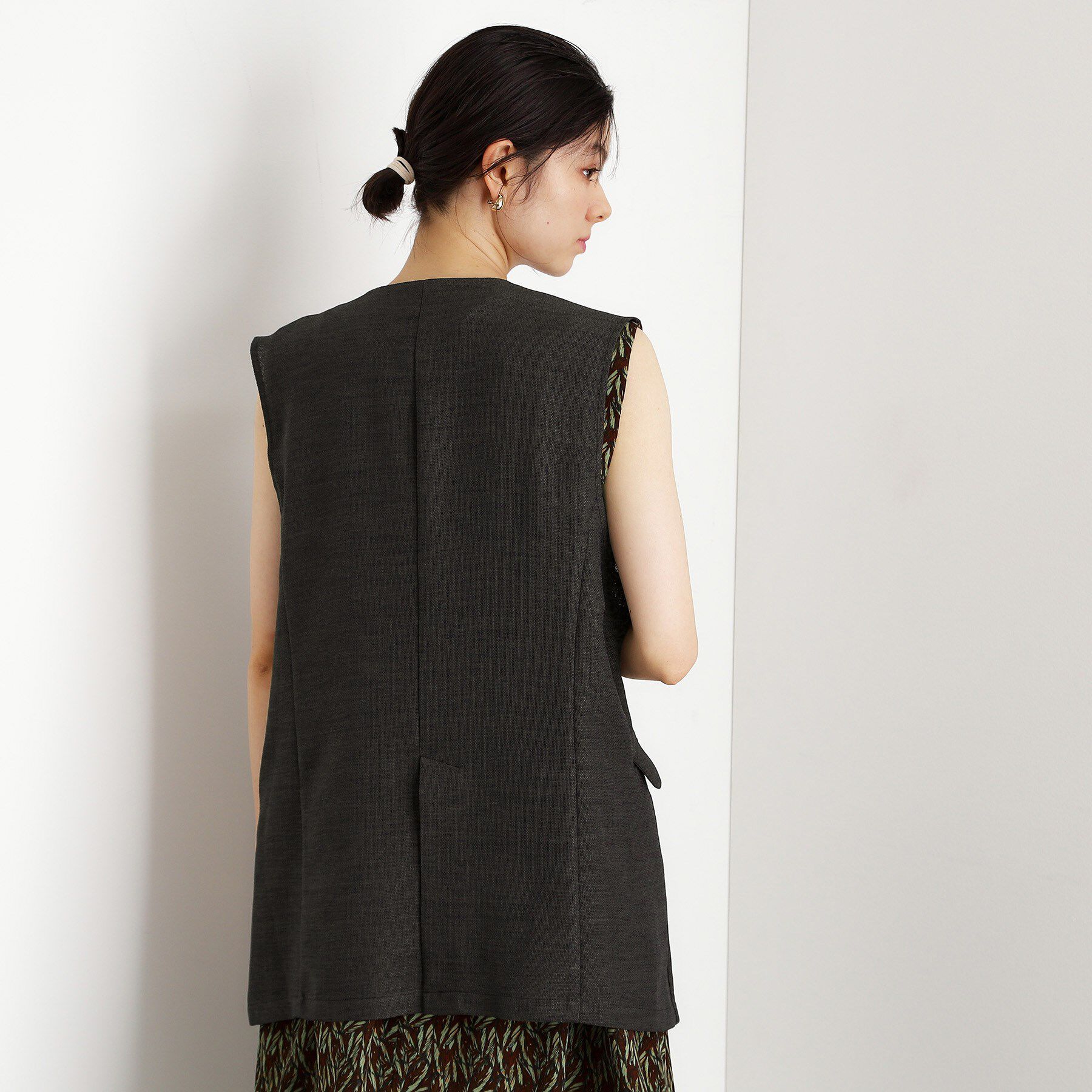 THE SHOP TK「【スッキリ決まる】パナマメッシュジレ/洗える/セットアップ可」|ベスト・ジレ|