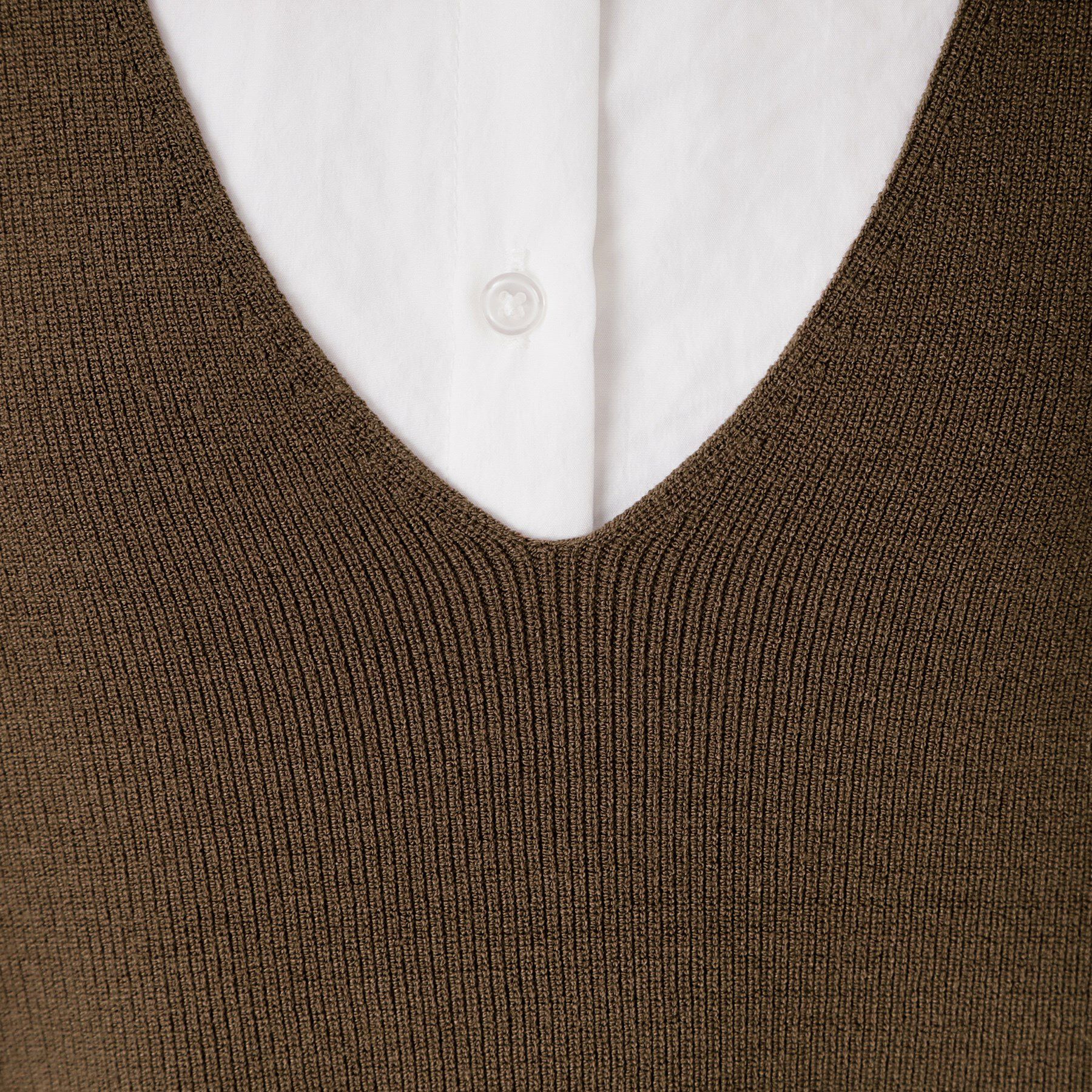 THE SHOP TK「【春まで着られる】ニットベスト＆ブラウスセット/洗濯機OK」|シャツ・ブラウス|