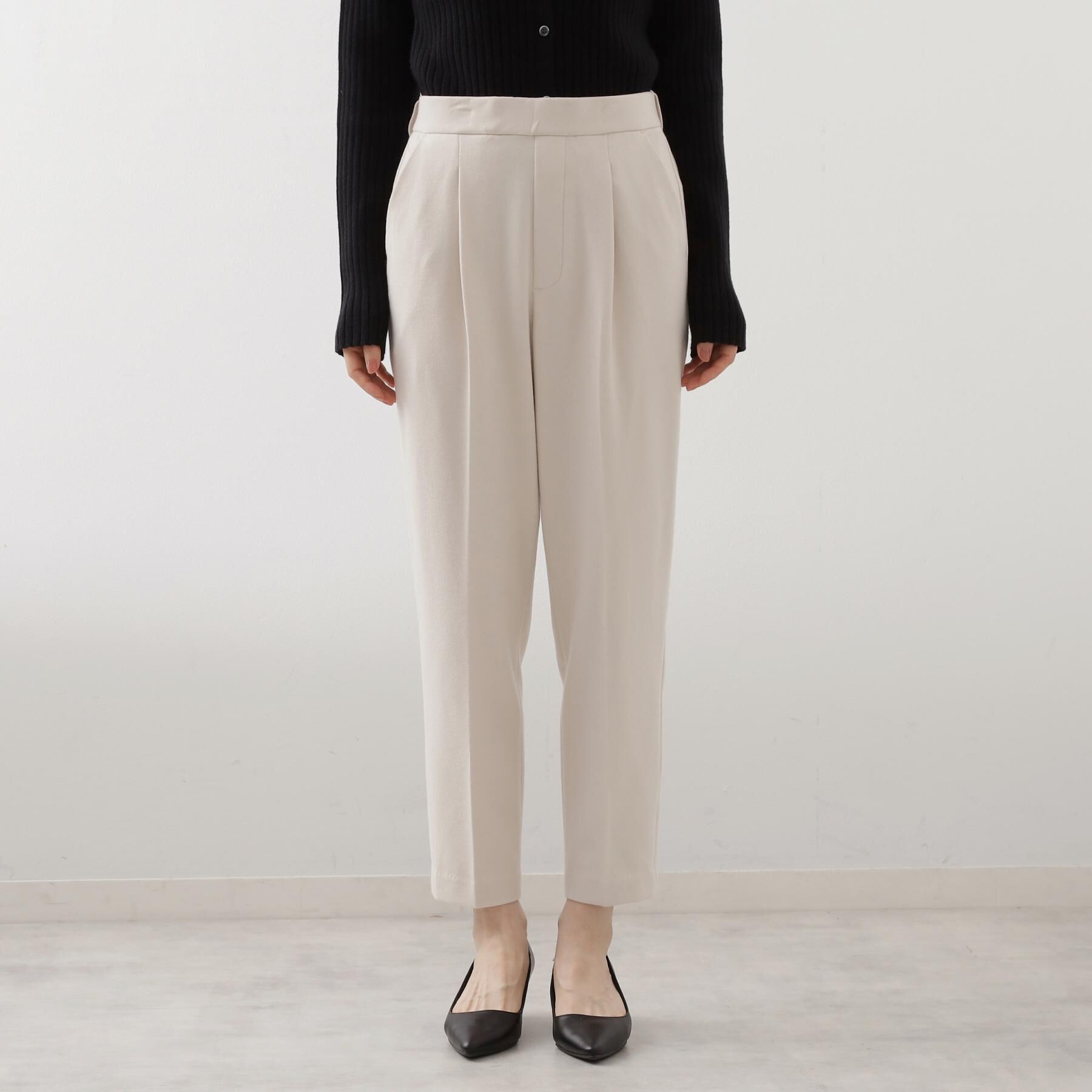 THE SHOP TK「【着丈選べる/XS～XLサイズ】あったか裏起毛テーパードパンツ」|その他|