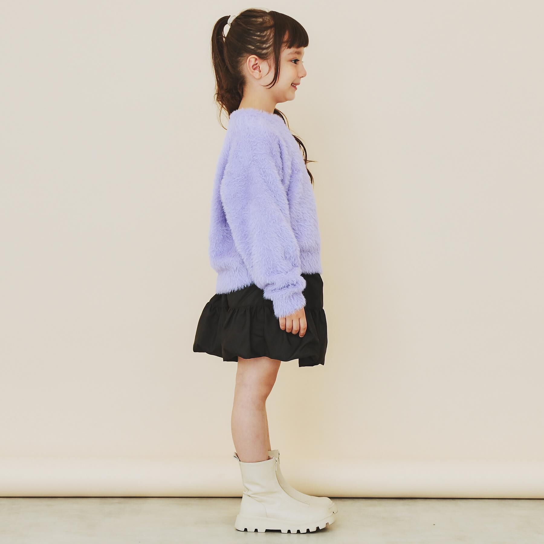 THE SHOP TK「【130・150】フェザークルーネックニット」|ニット・セーター|