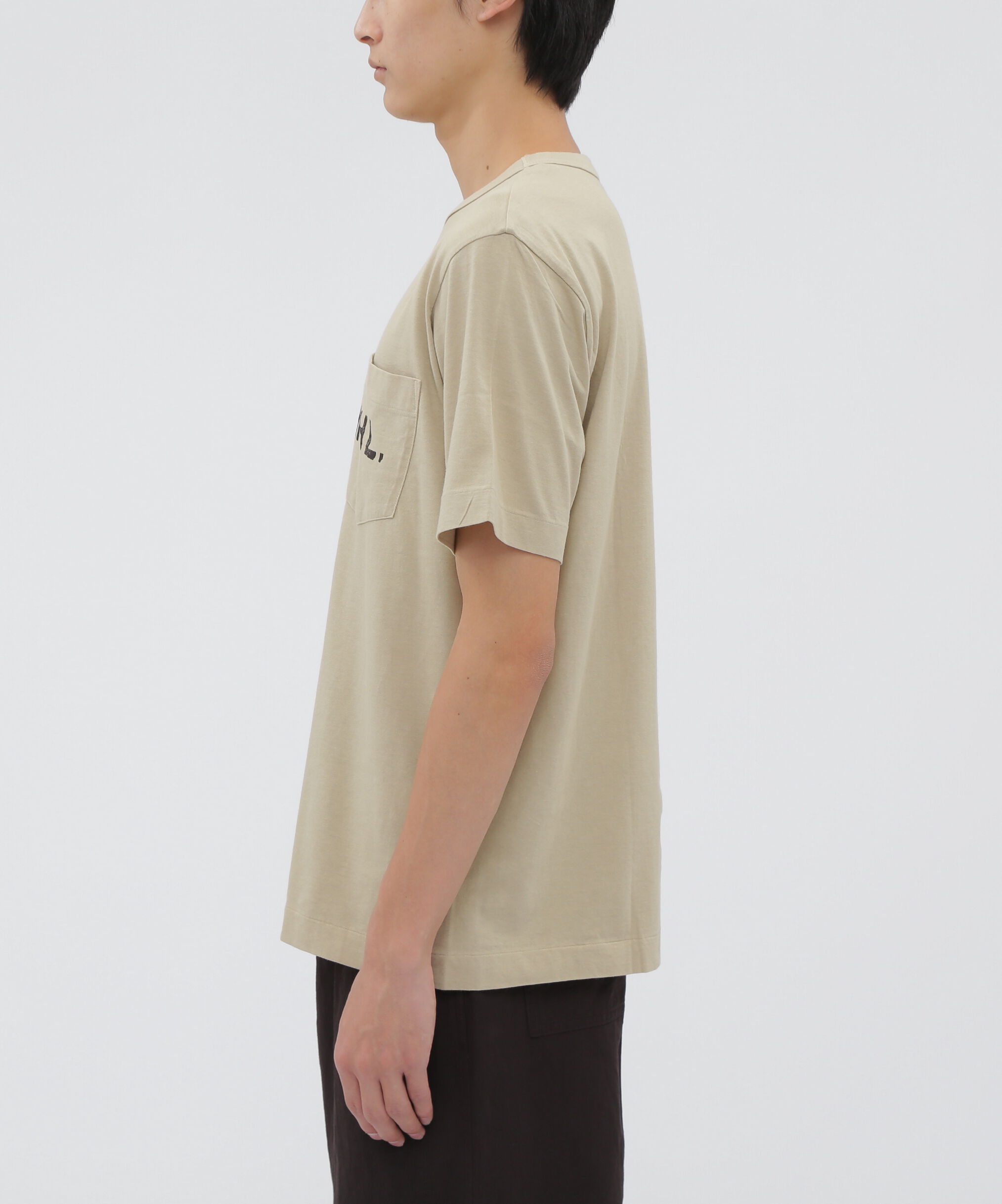 MHL.「PRINTED COTTON JERSEY TOP」|Tシャツ・カットソー|