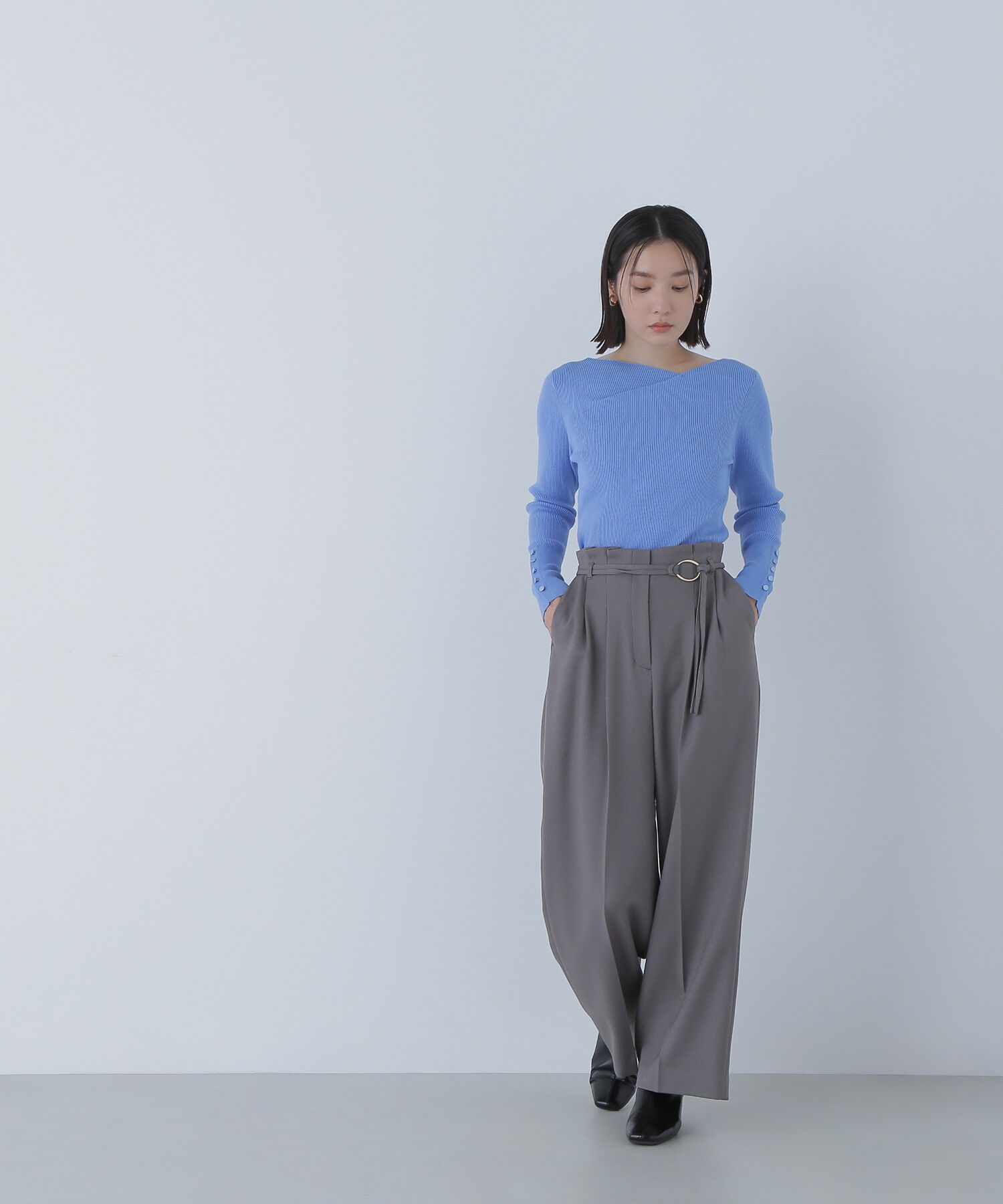  「ダブルベルトワイドパンツII」|その他|