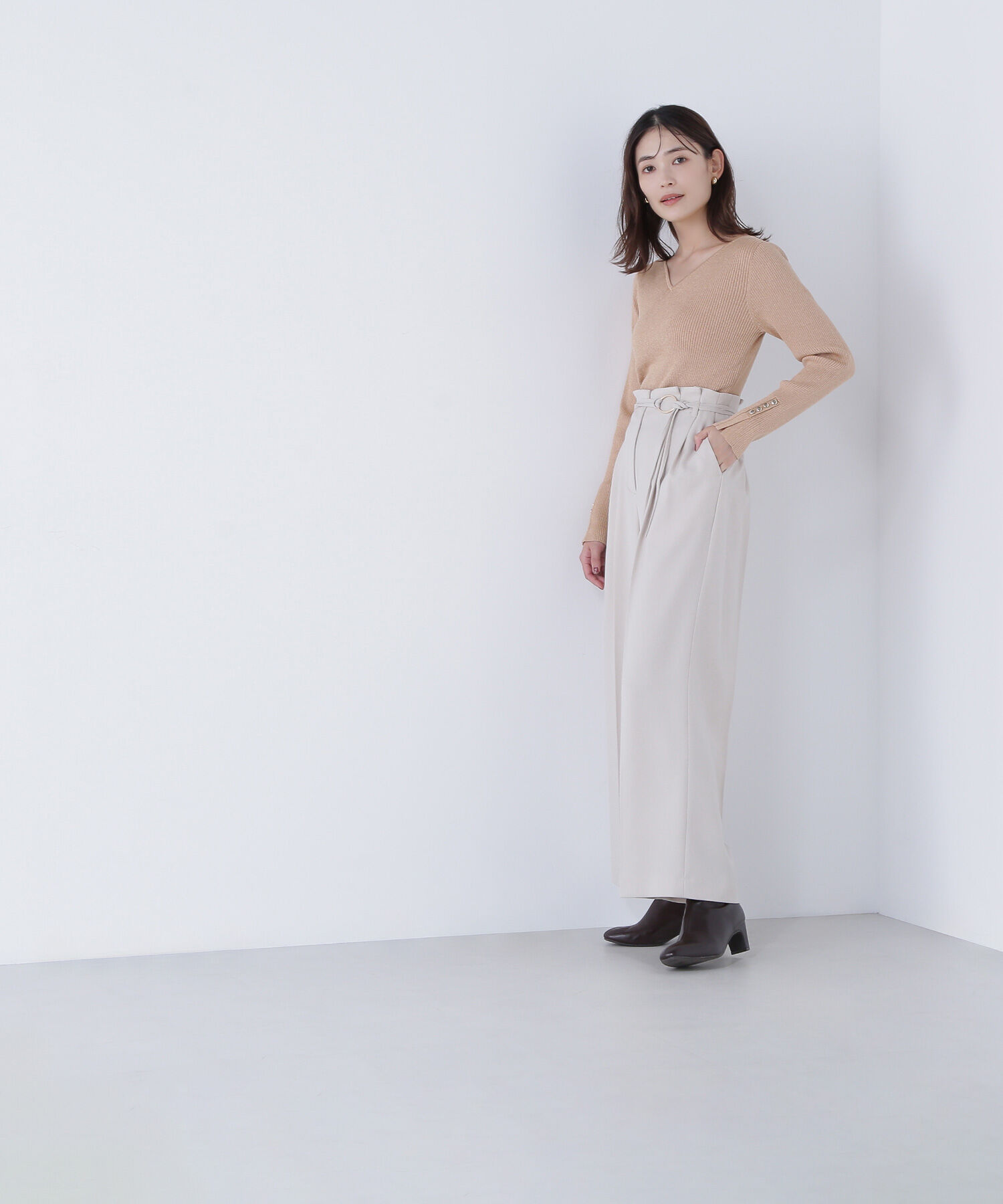  「ダブルベルトワイドパンツII」|その他|