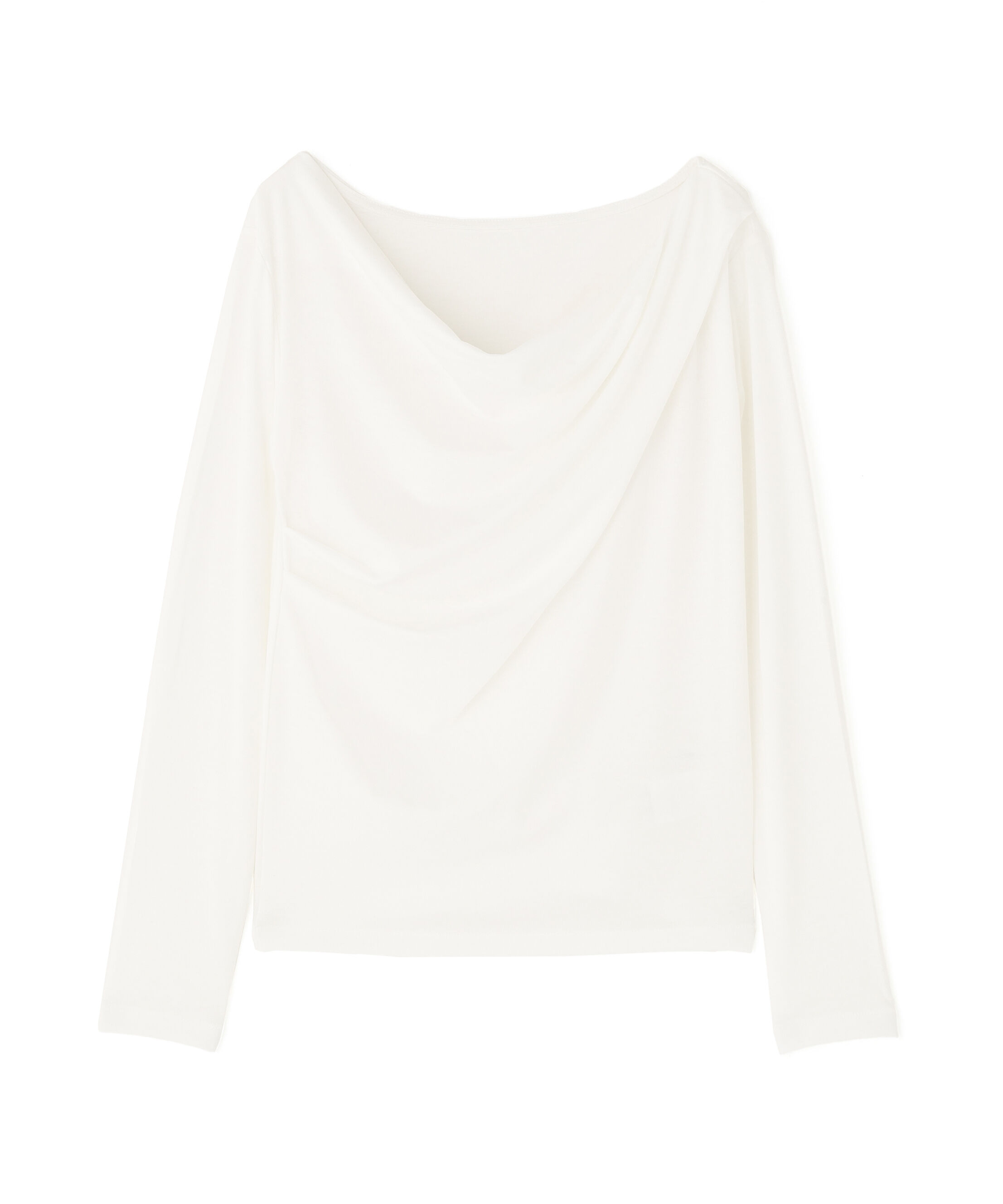  「ドレープネックカットソー」|Tシャツ・カットソー|