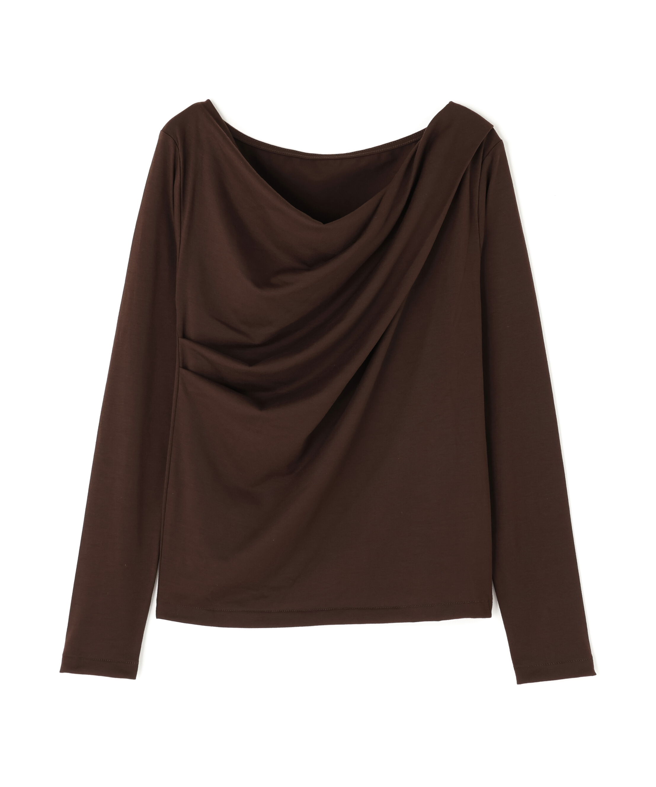  「ドレープネックカットソー」|Tシャツ・カットソー|