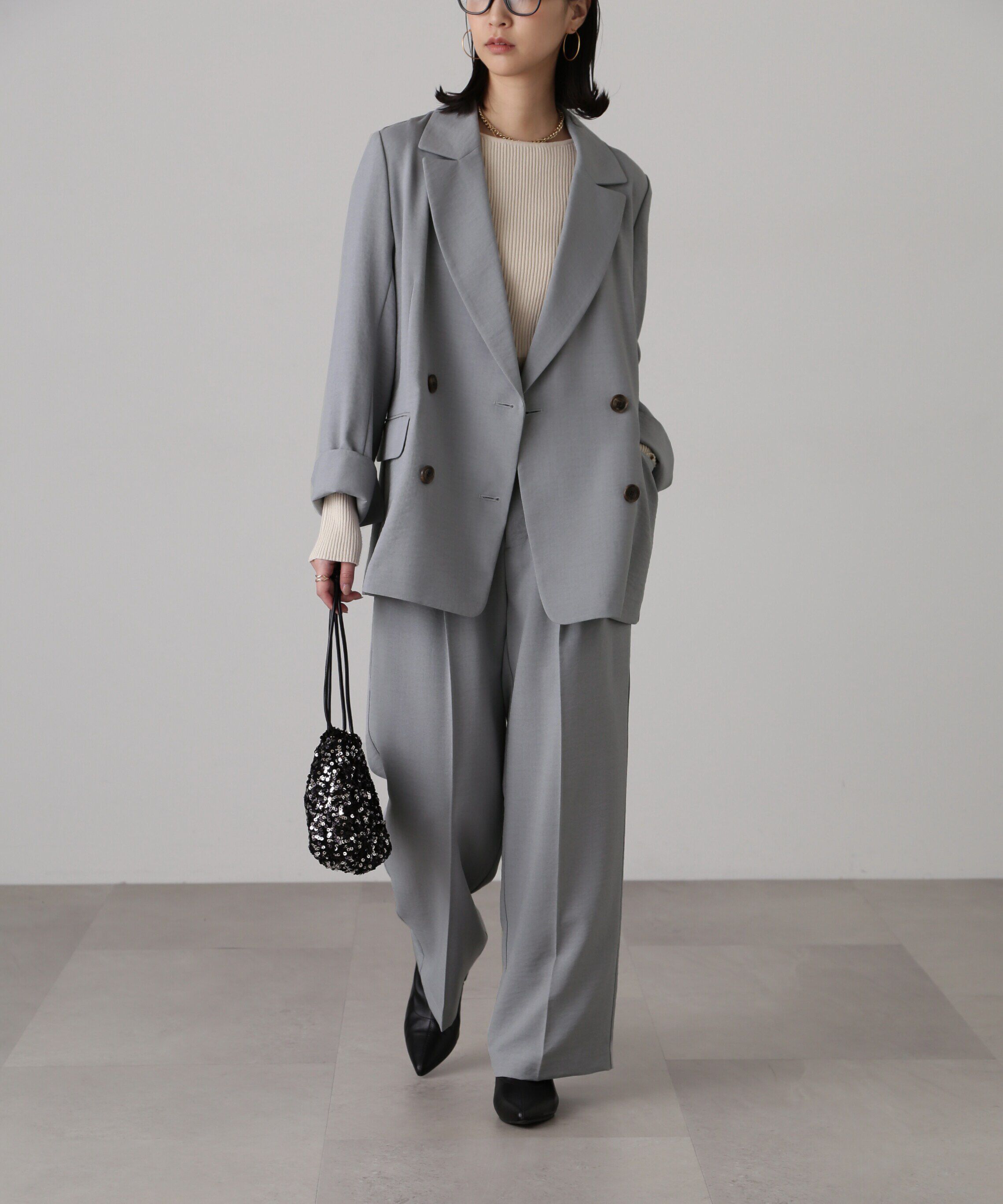  「[低身長サイズ/Sシリーズ]気流染めダブルジャケット」|その他|