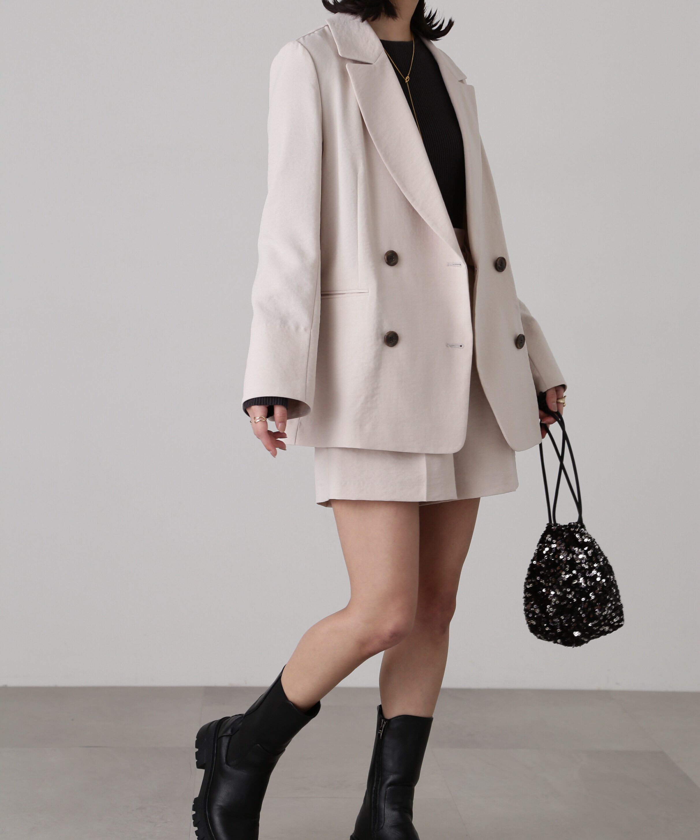  「[低身長サイズ/Sシリーズ]気流染めダブルジャケット」|その他|