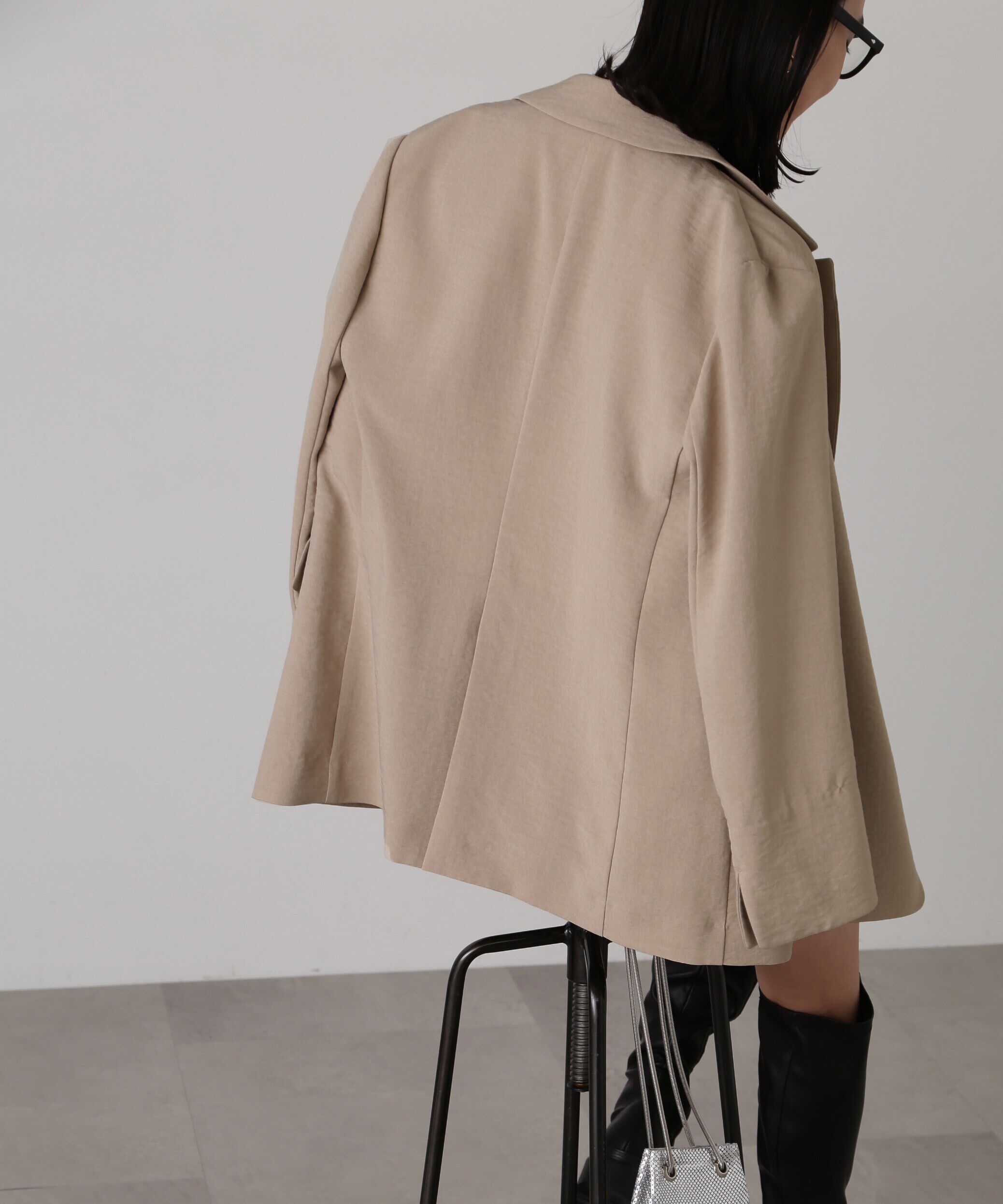  「[低身長サイズ/Sシリーズ]気流染めダブルジャケット」|その他|