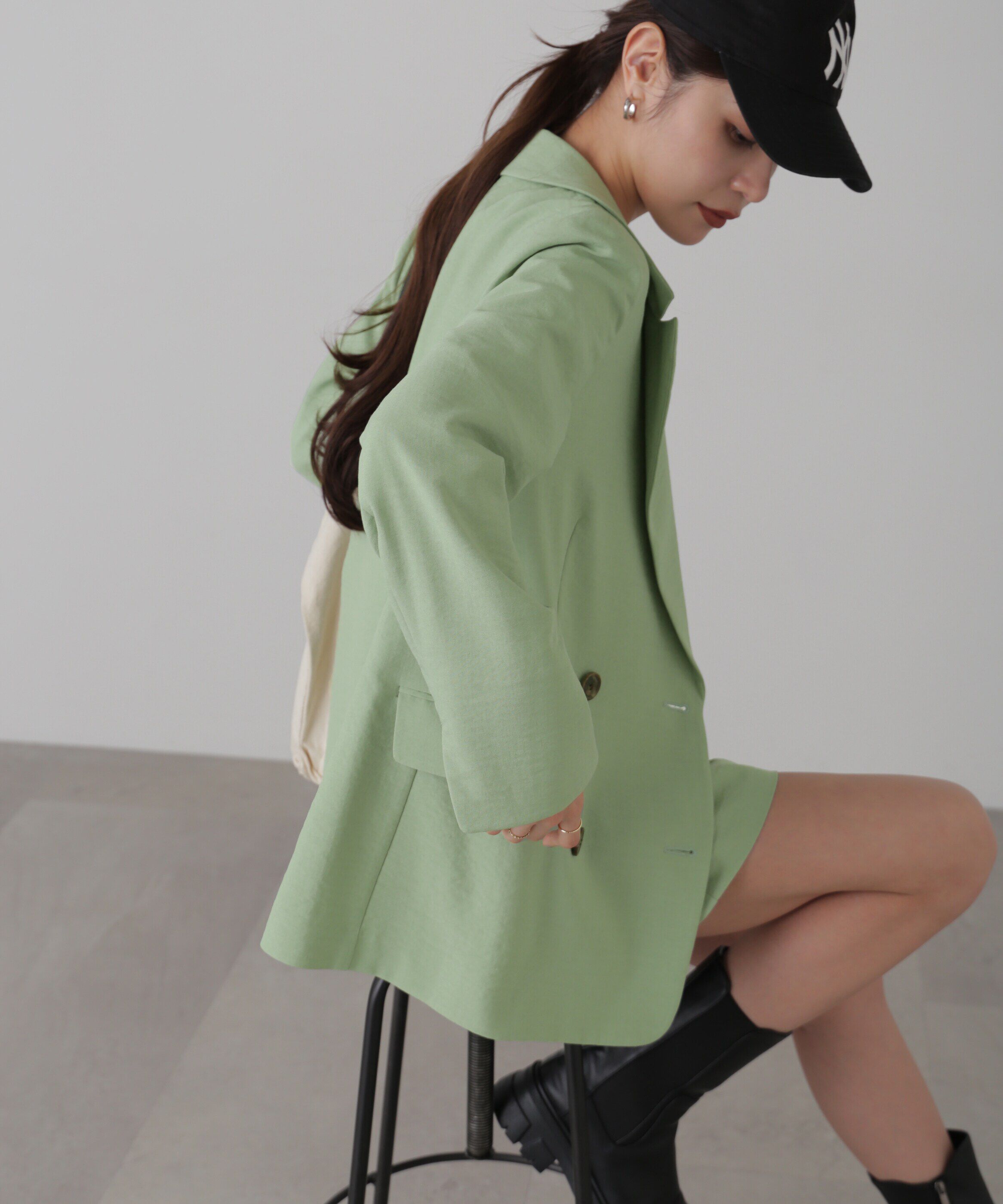  「[低身長サイズ/Sシリーズ]気流染めダブルジャケット」|その他|