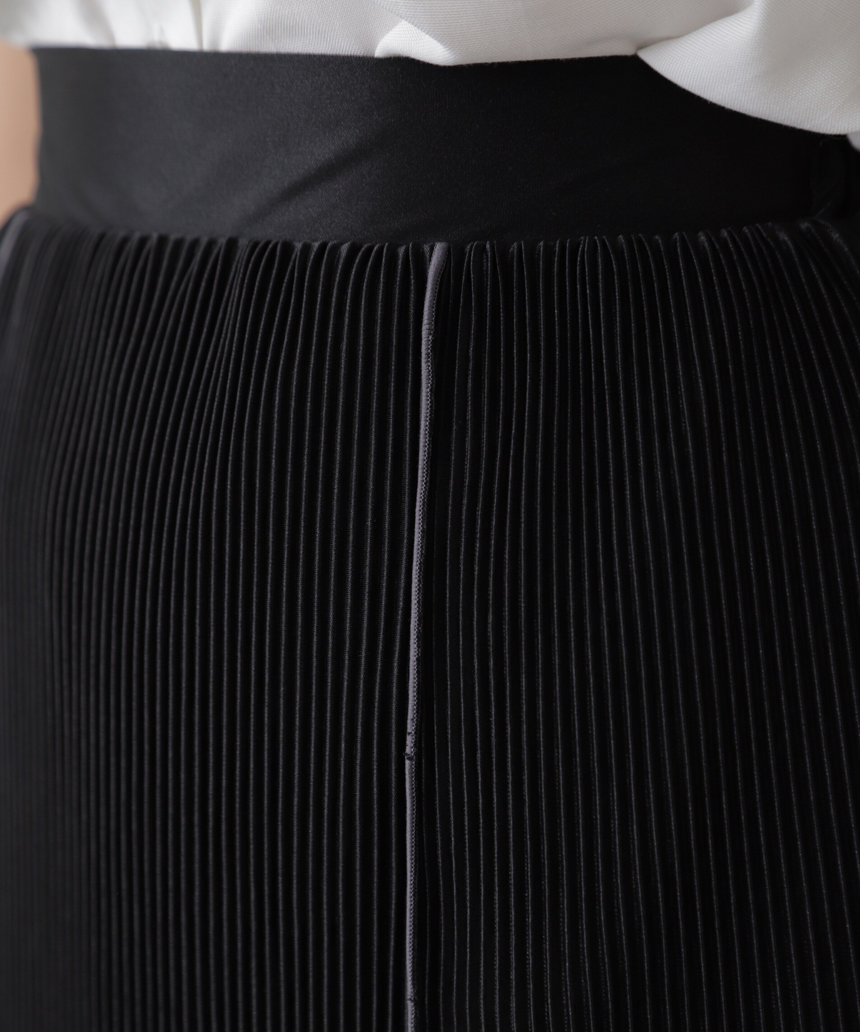  「配色メローカットソープリーツスカート」|スカート|