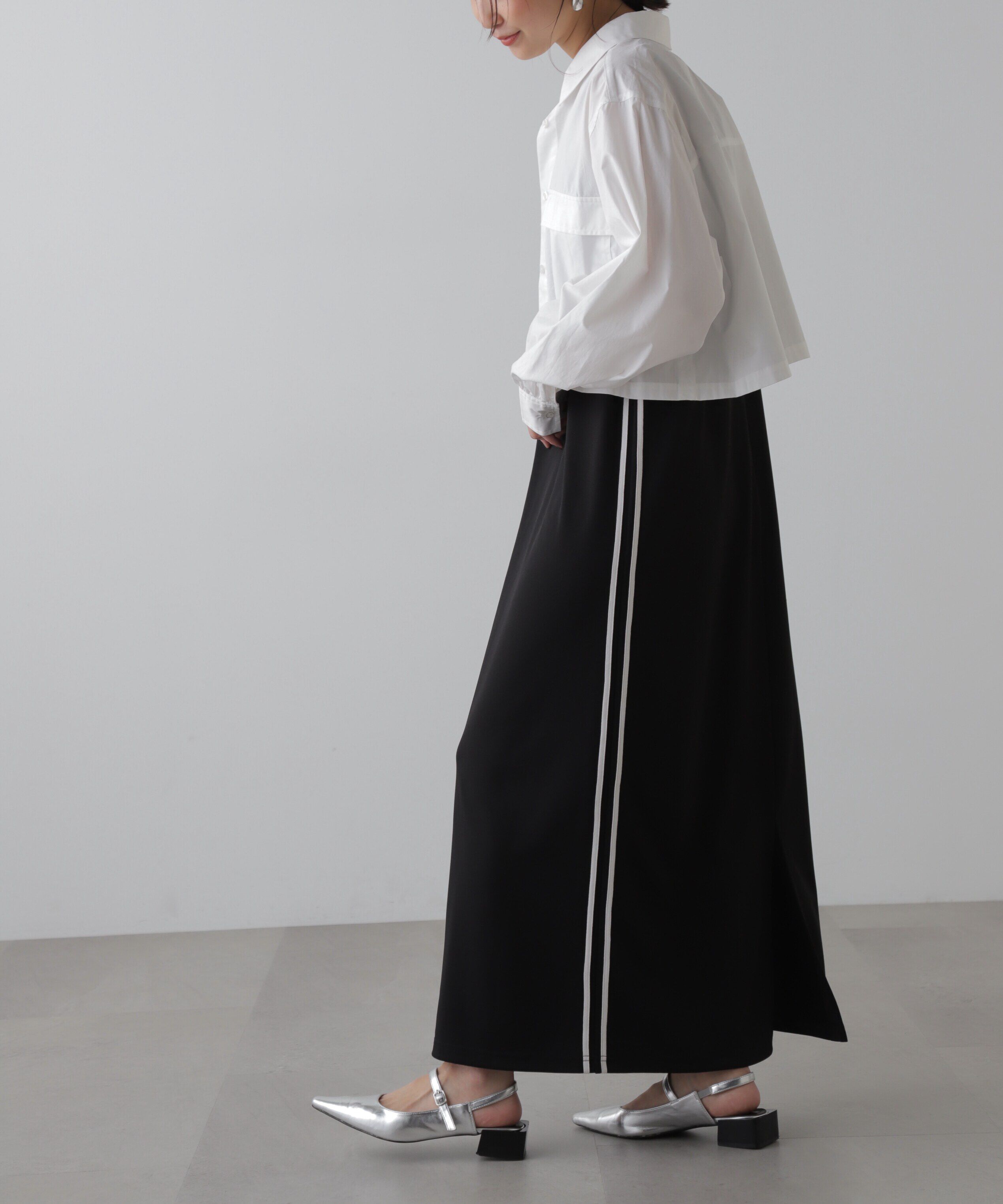  「ビッグポケットショート丈シャツ」|シャツ・ブラウス|