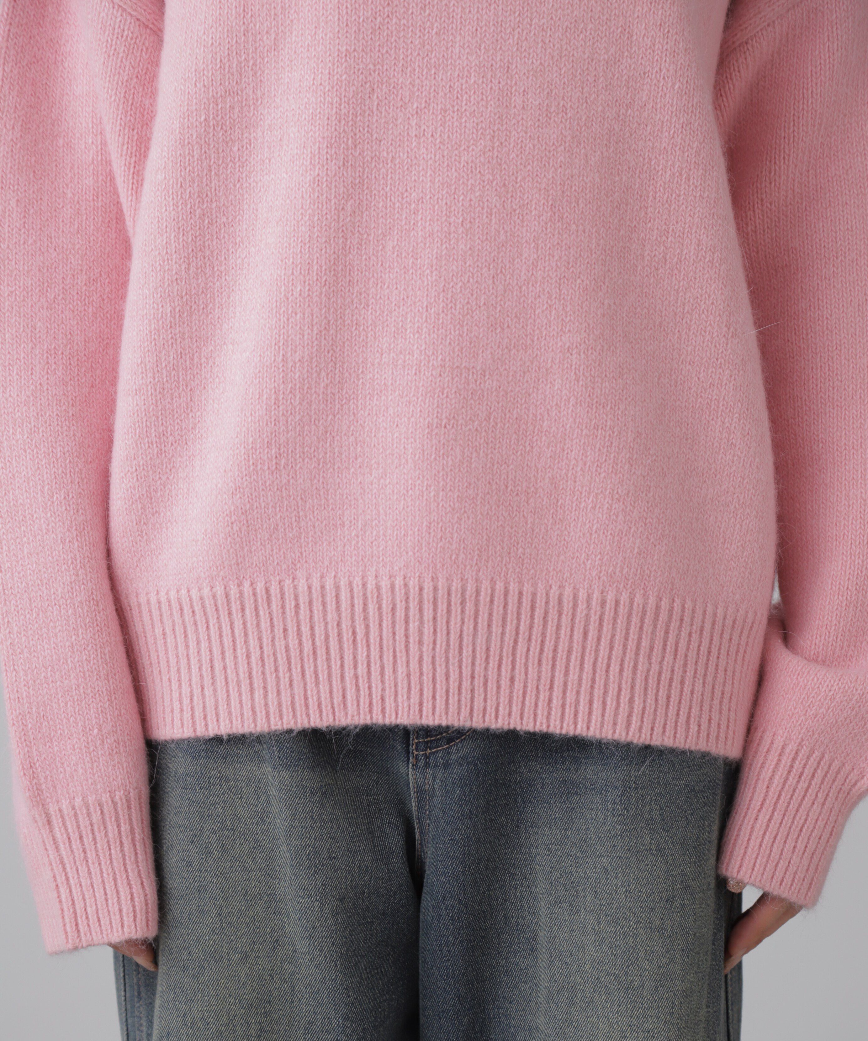  「オーバーサイズチュニック丈ニット」|ニット・セーター|