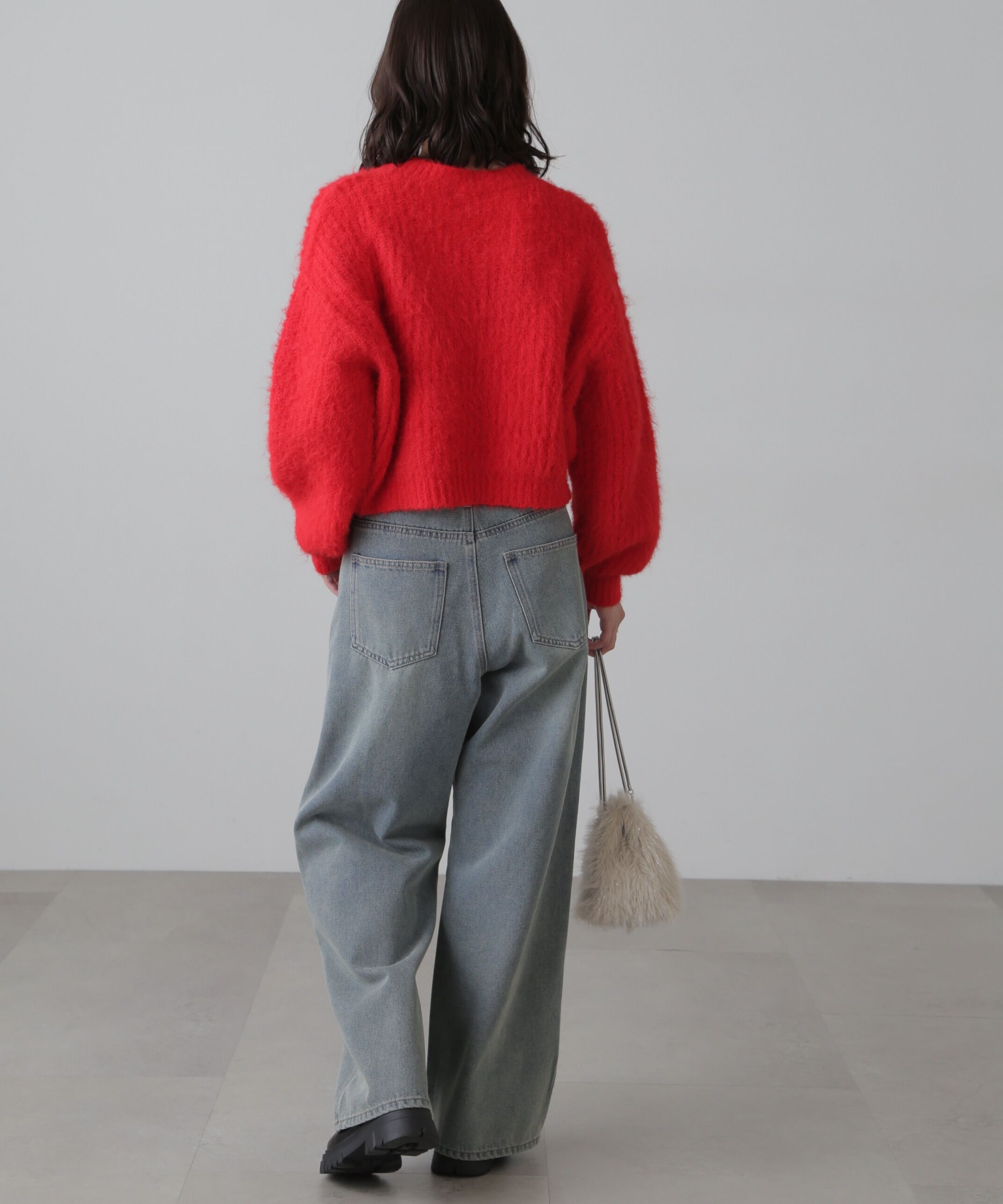  「ダブルニーワイドデニムパンツ」|その他|